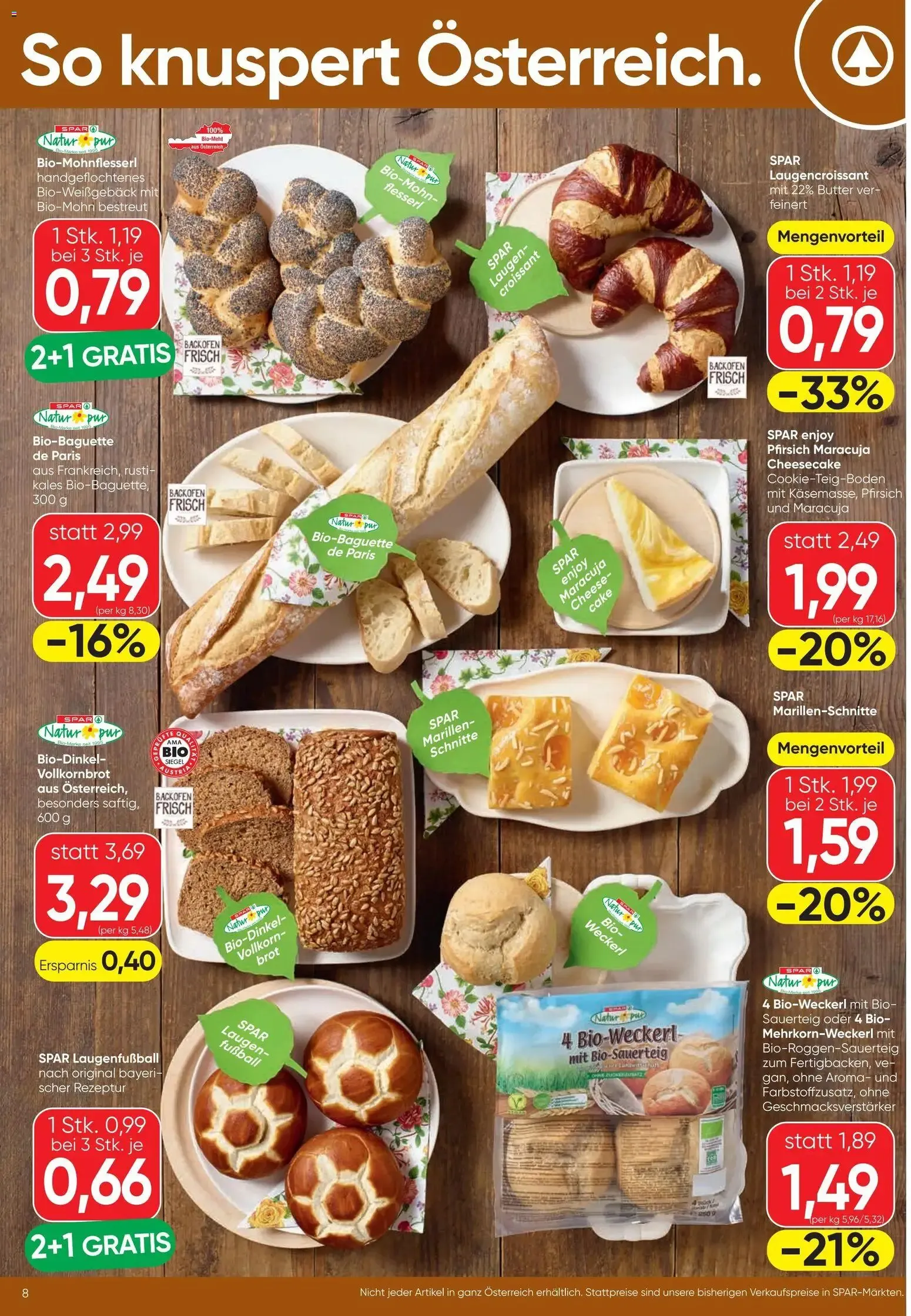 Spar - Flugblatt (18.06.2026) - Angebote und Prospekt von 18. Juni bis 30. Juni 2026 - Flugblätt seite 8