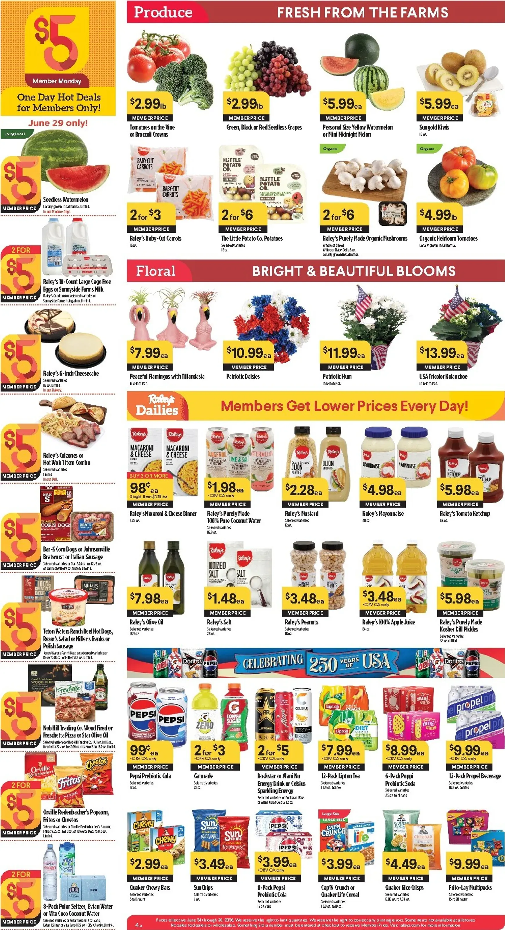 Weekly ad Current Raley's leaflet valid from Wednesday 06/24/2026 to Tuesday 06/30/2026 from June 24 to June 30 2026 - Page 6