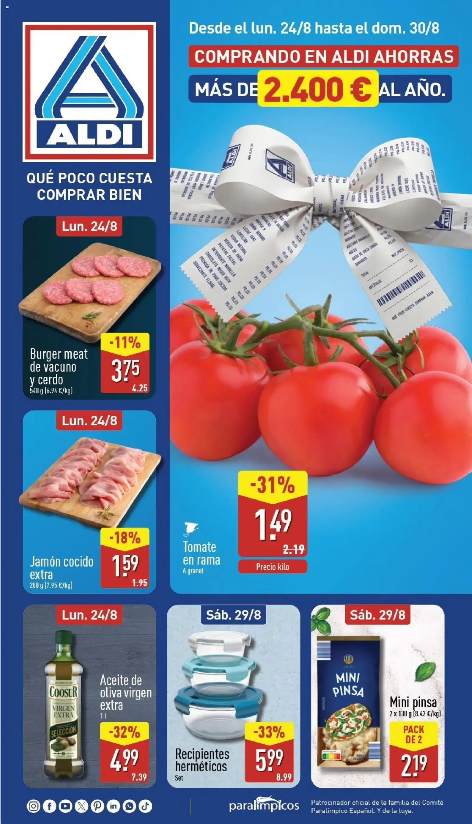 Aldi folleto Canarias del 24/08/2026 | Catálogo