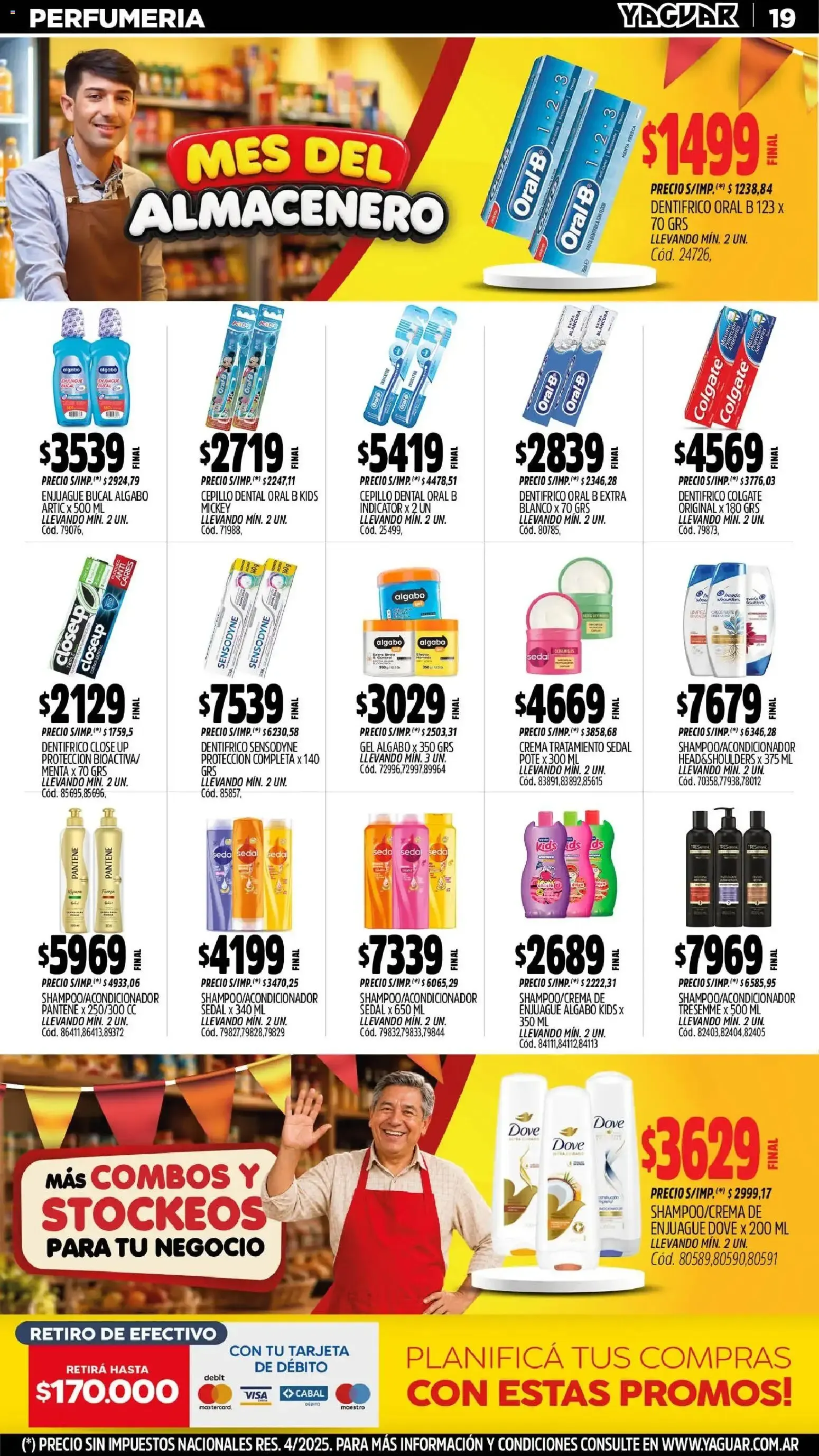 Ofertas de MAYORISTA YAGUAR MES DEL ALMACENERO 31 de agosto al 5 de septiembre 2026 - Página 19 del catálogo