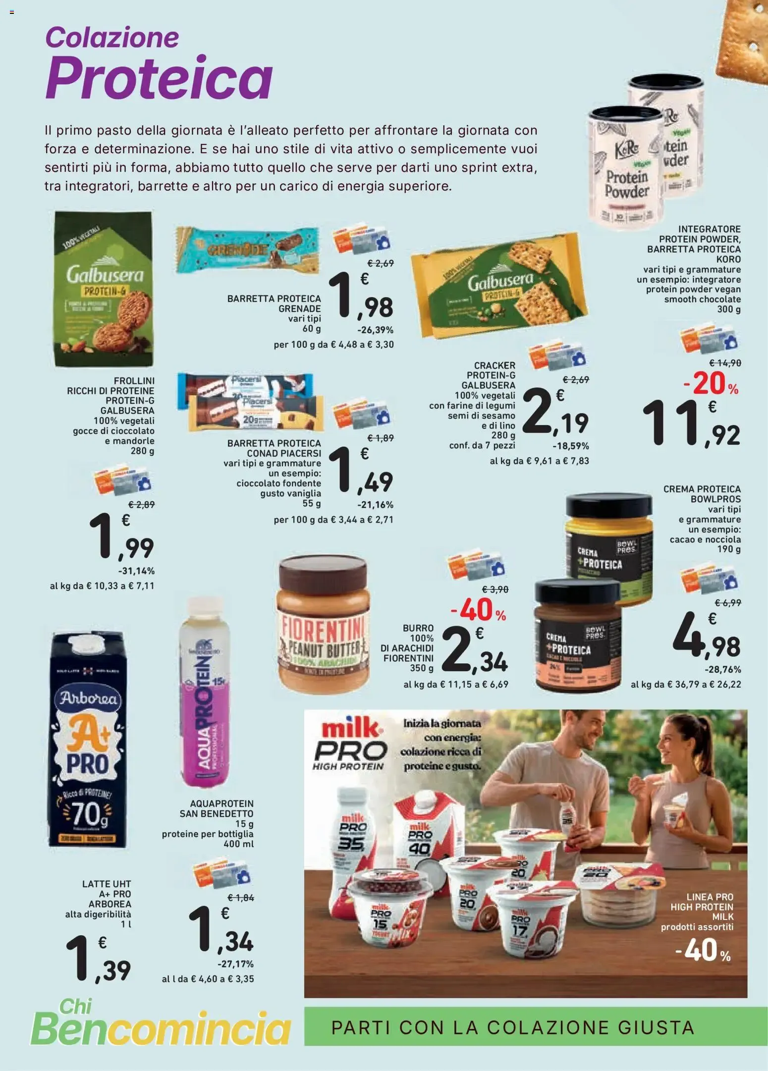 Conad Superstore: Chi Bencomincia, Parti con la colazione giusta da 26 agosto a 8 settembre di 2026 - Pagina del volantino 14