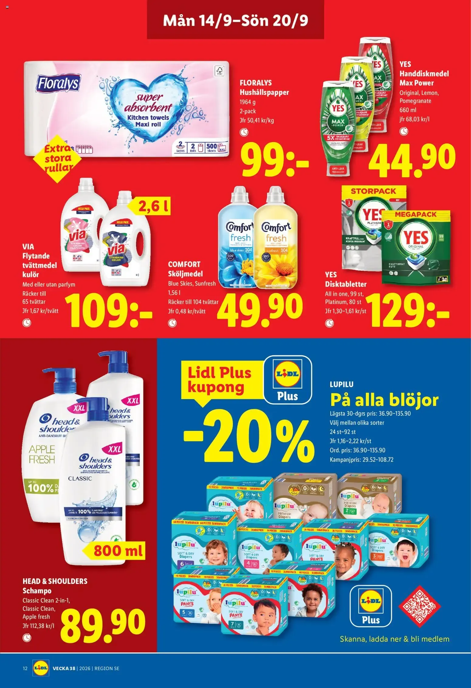 Lidl erbjudanden från 14/09/2026 - 20/09/2026 > Reklamblad nuvarande rabatter från 14 september till 20 september 2026 - Reklamblad sidor 13