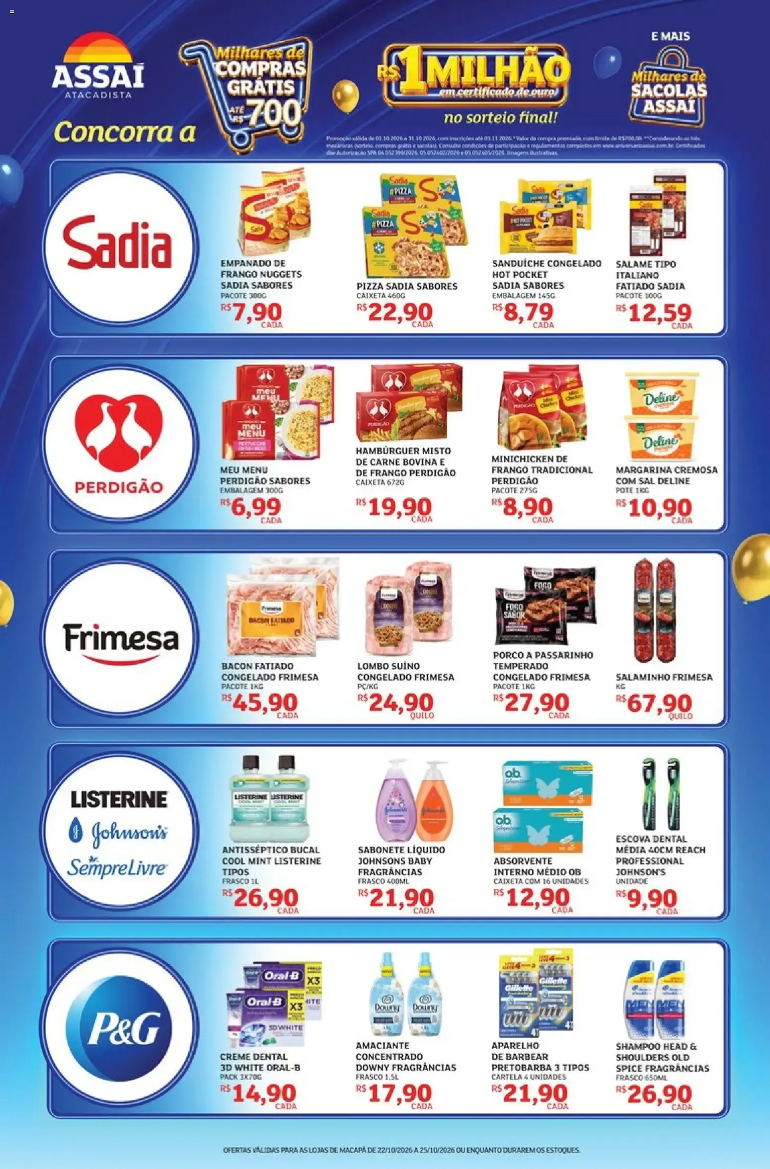 Encarte de Assaí Atacadista: Compras Grátis Todos os Dias 22 de outubro até 25 de outubro 2026 - Pagina 2