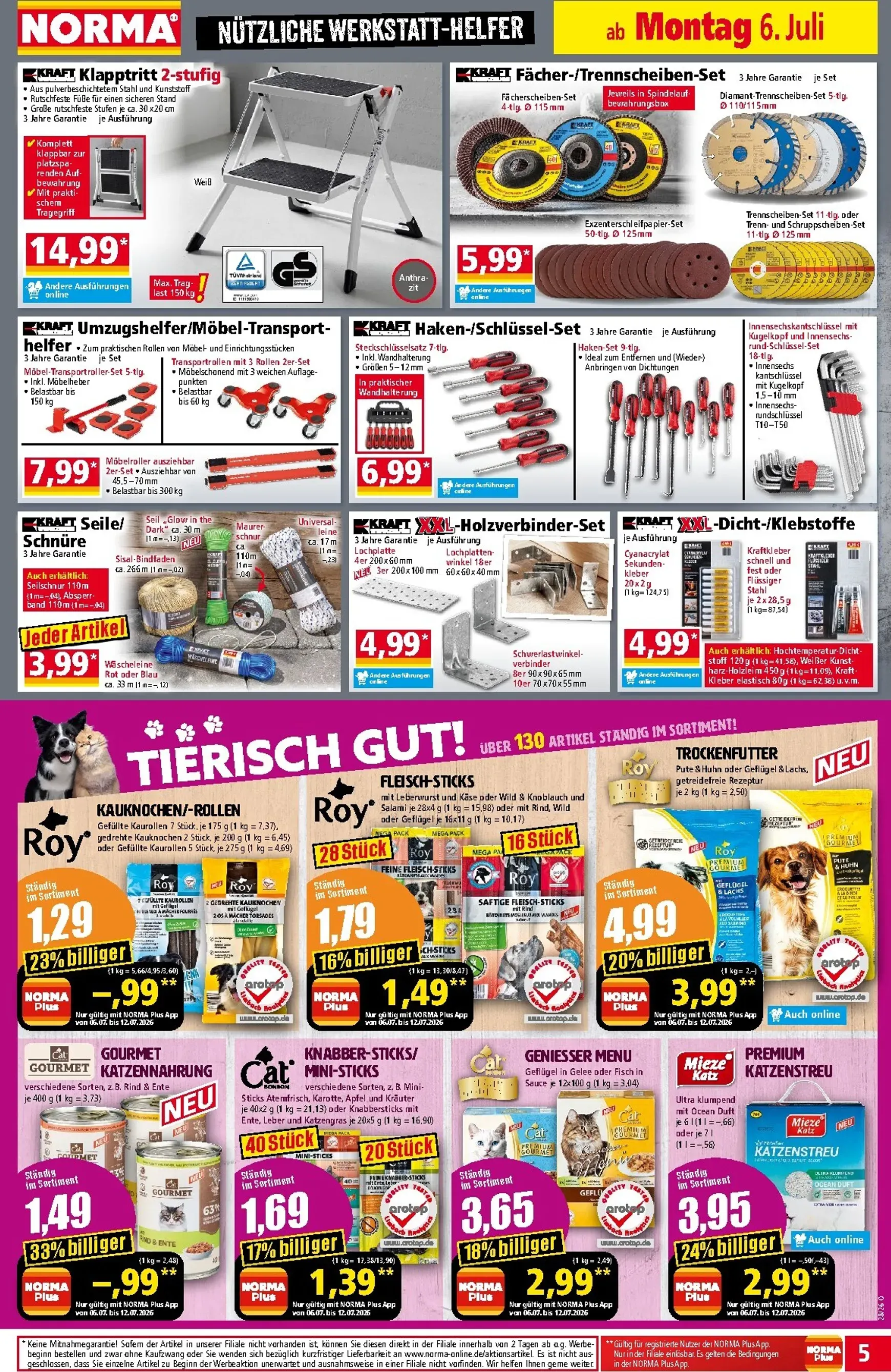 Norma Prospekt nächste Woche – von Montag 06.07.2026 bis Samstag 11.07.2026 von 6. Juli bis 11. Juli 2026 - Prospekt seite 5