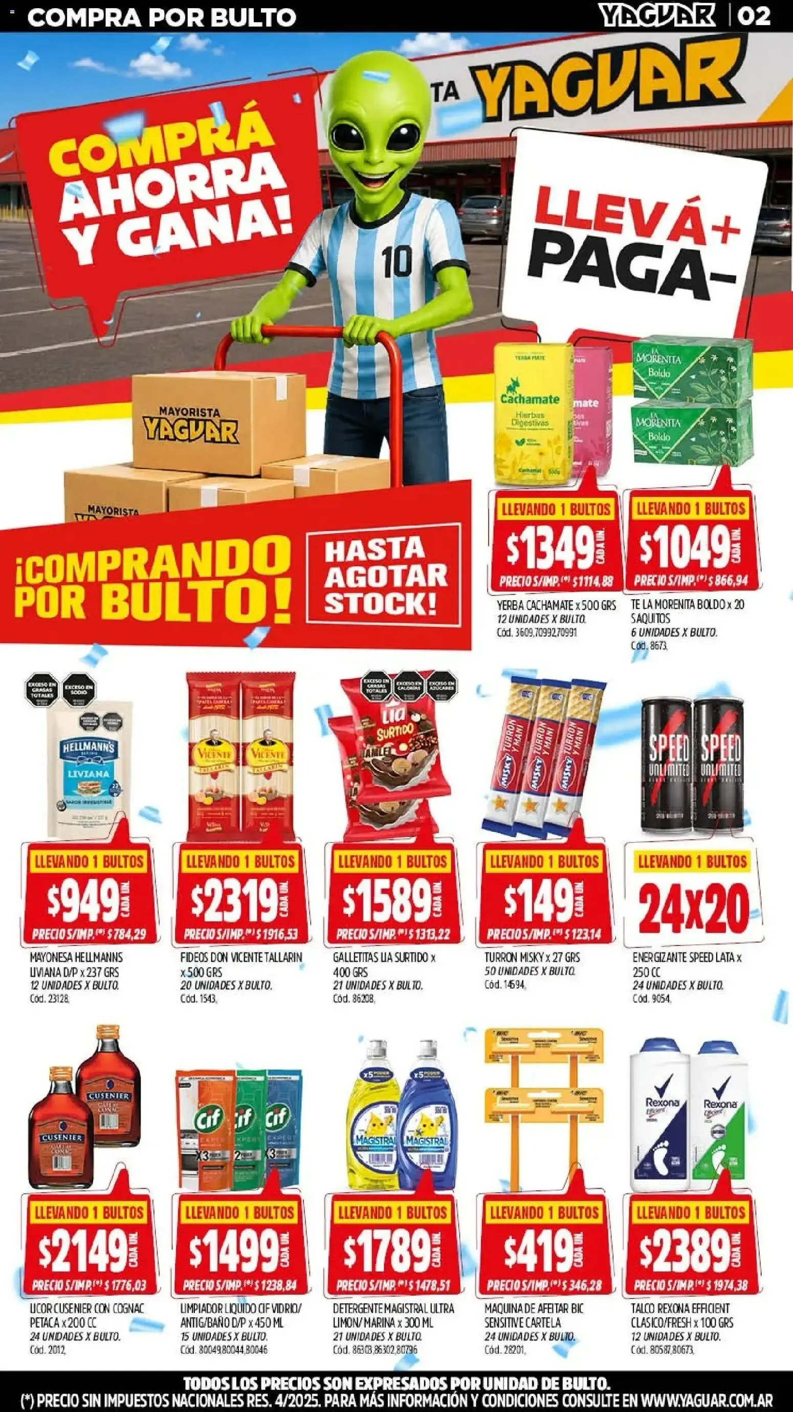 Ofertas de Mayorista Yaguar: Precios de Otro Planeta 13 de julio al 18 de julio 2026 - Página 3 del catálogo