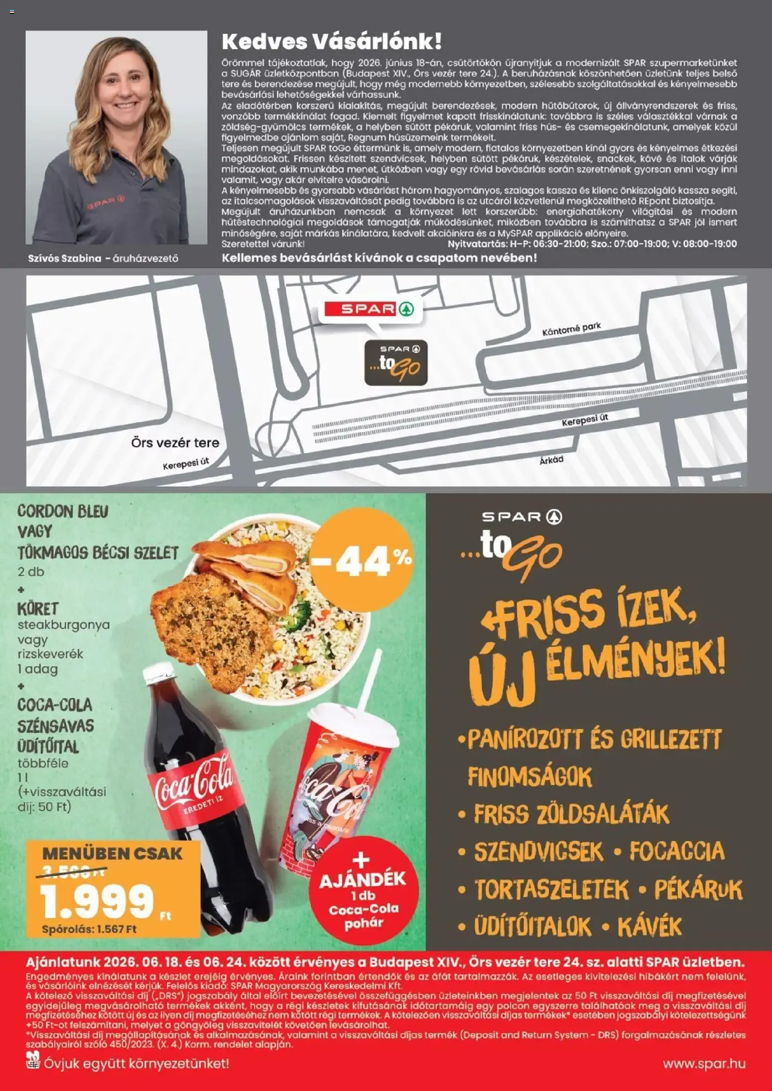 Katalógus Spar Bp Örs vezér tere üzlet megújulás - 2026.06.18.-tól június 18.-tól június 24.-ig 2026. - Oldal 4