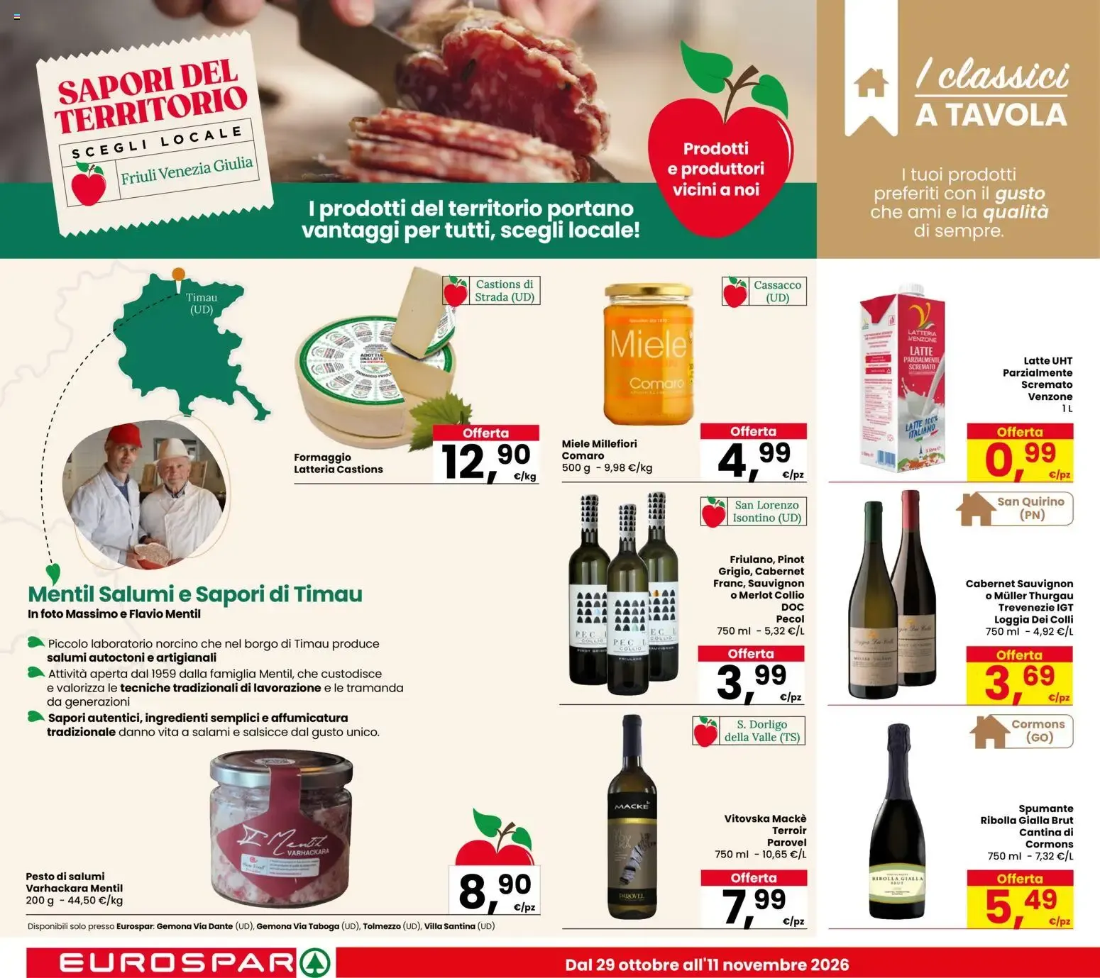 Eurospar volantino dal 29/10/2026 - online Offerte da 29 ottobre a 11 novembre di 2026 - Pagina del volantino 12