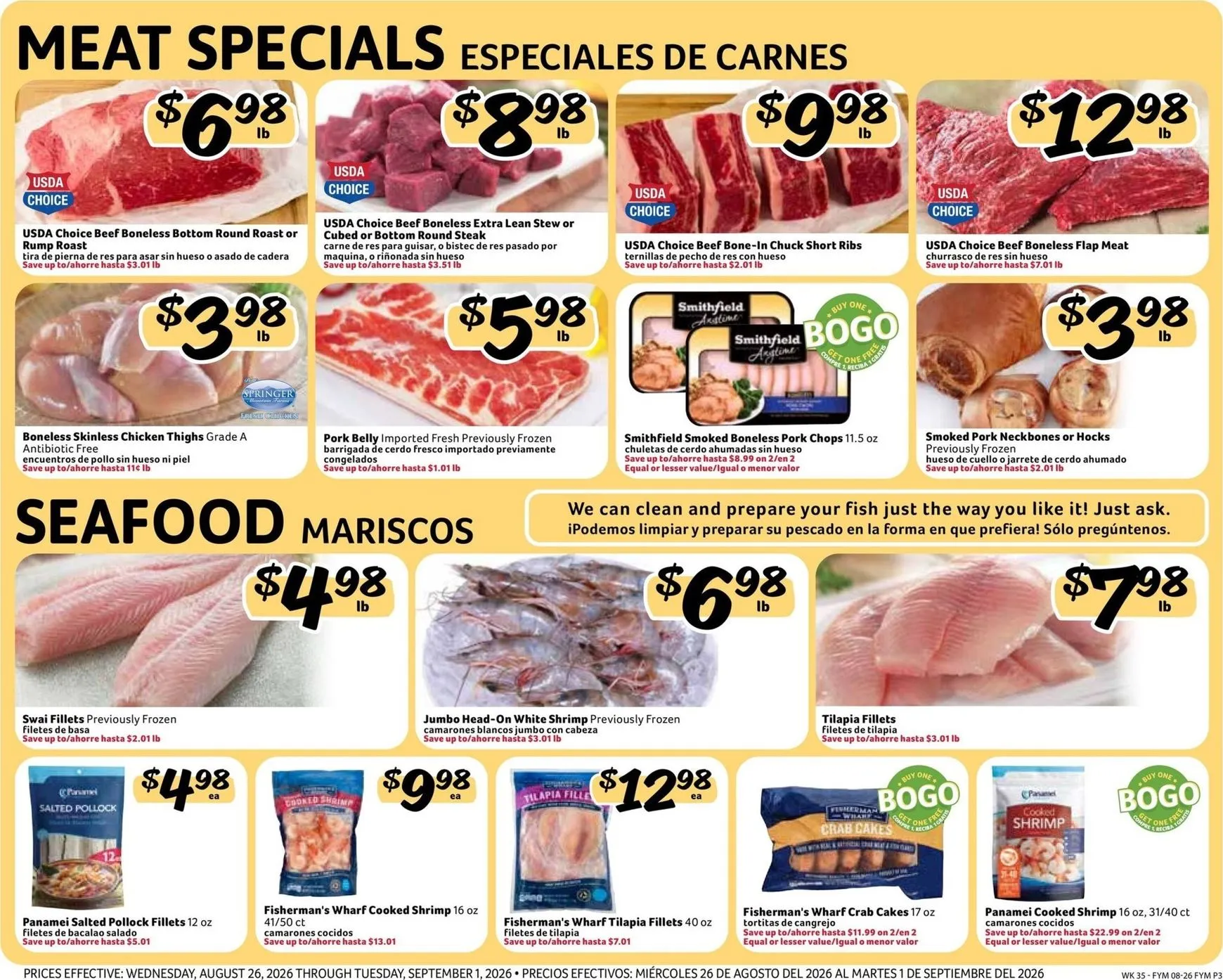 Weekly ad Fresco Supermarkets Weekly Specials from August 26 to September 1 2026 - Page 3