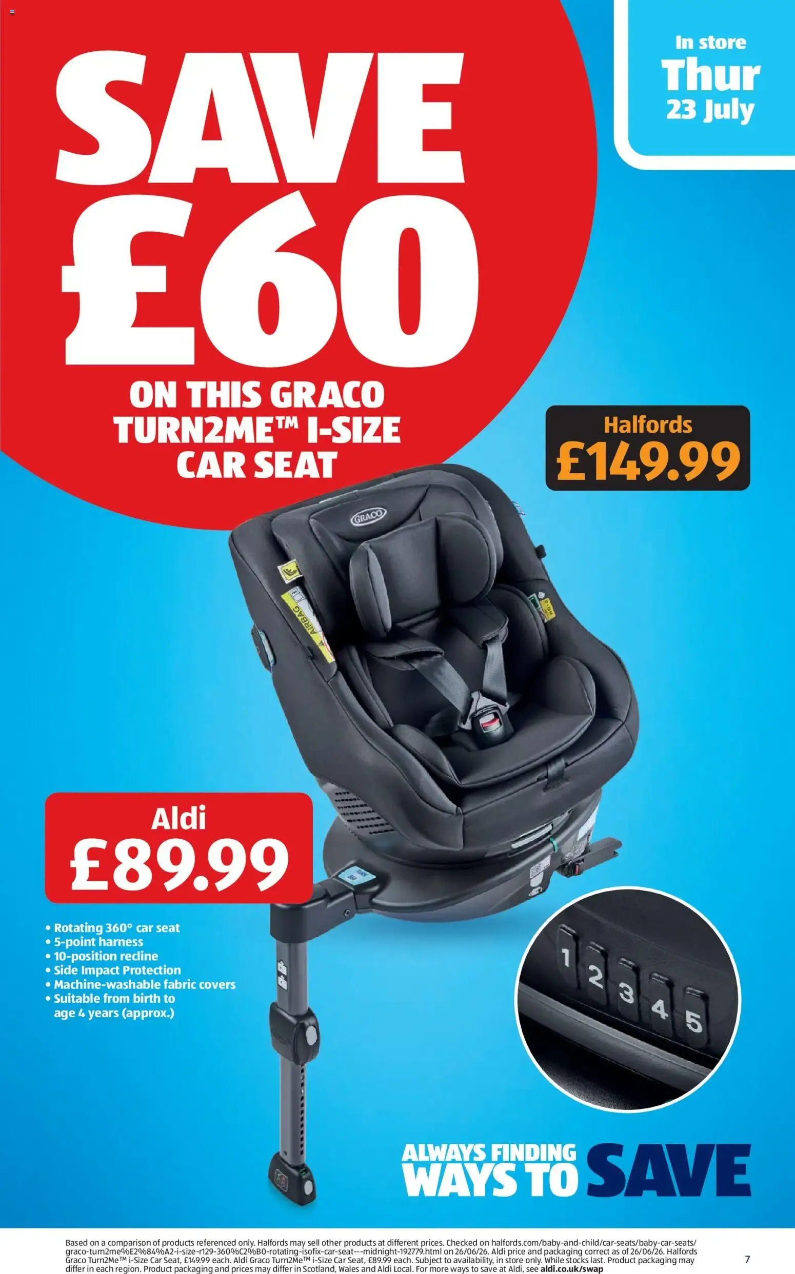 Specialbuys Scottish Aldi (23/07/2026 - 29/07/2026) - Offers Online from 23 July to 29 July 2026 - Catalogue Page 7