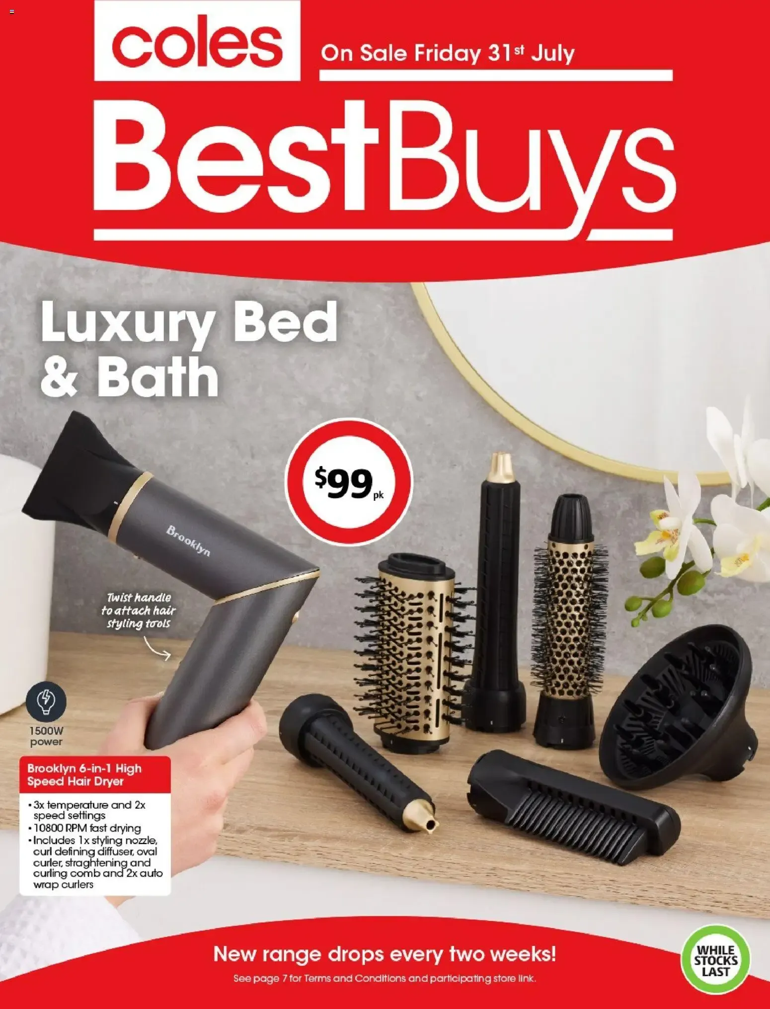 Coles BestBuys - Luxury Bed & Bath - Catalogue valid from 31 July to 14 August 2026 - page 1