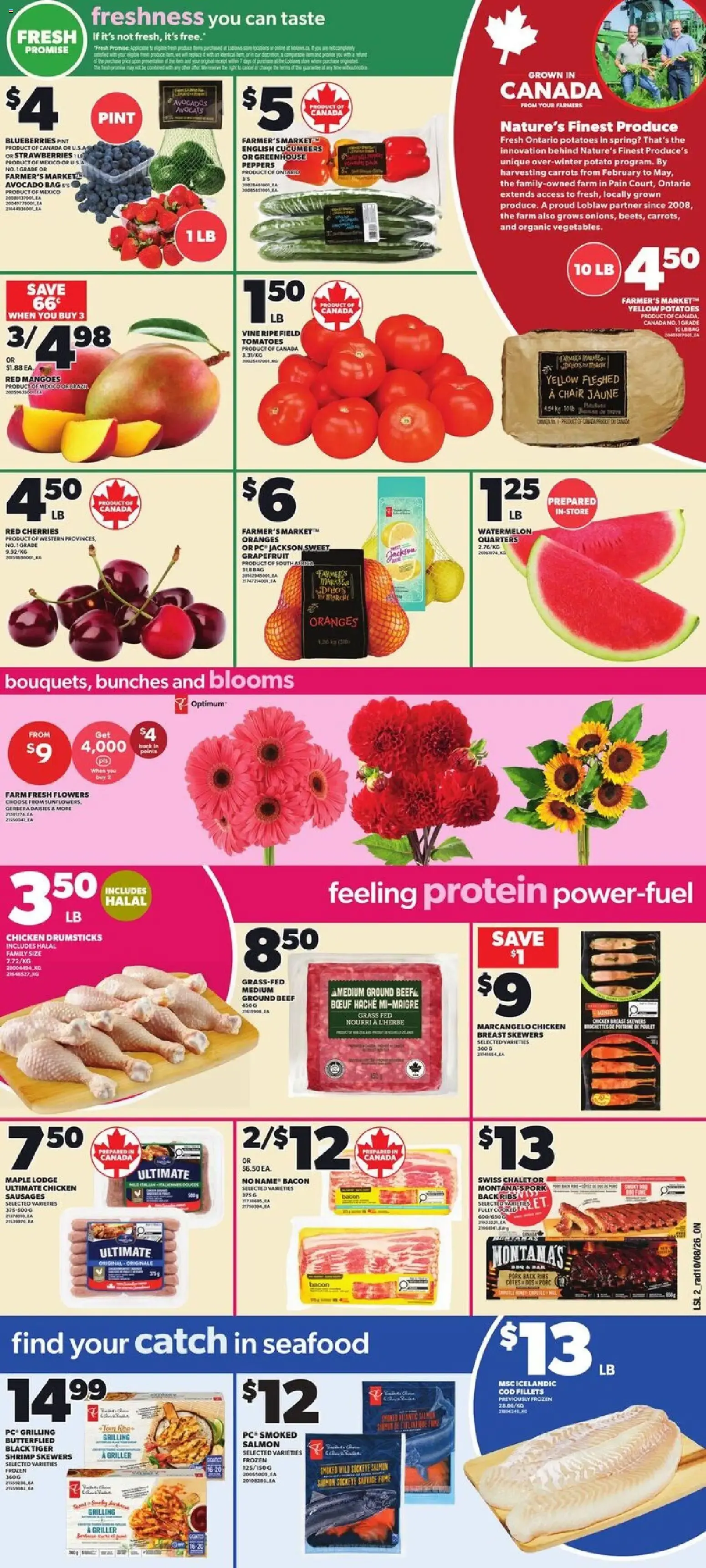 Loblaws weekly flyer / circulaire from Aug 13, 2026 > weekly specials & deals from August 13 to August 19 2026 - flyer page 3