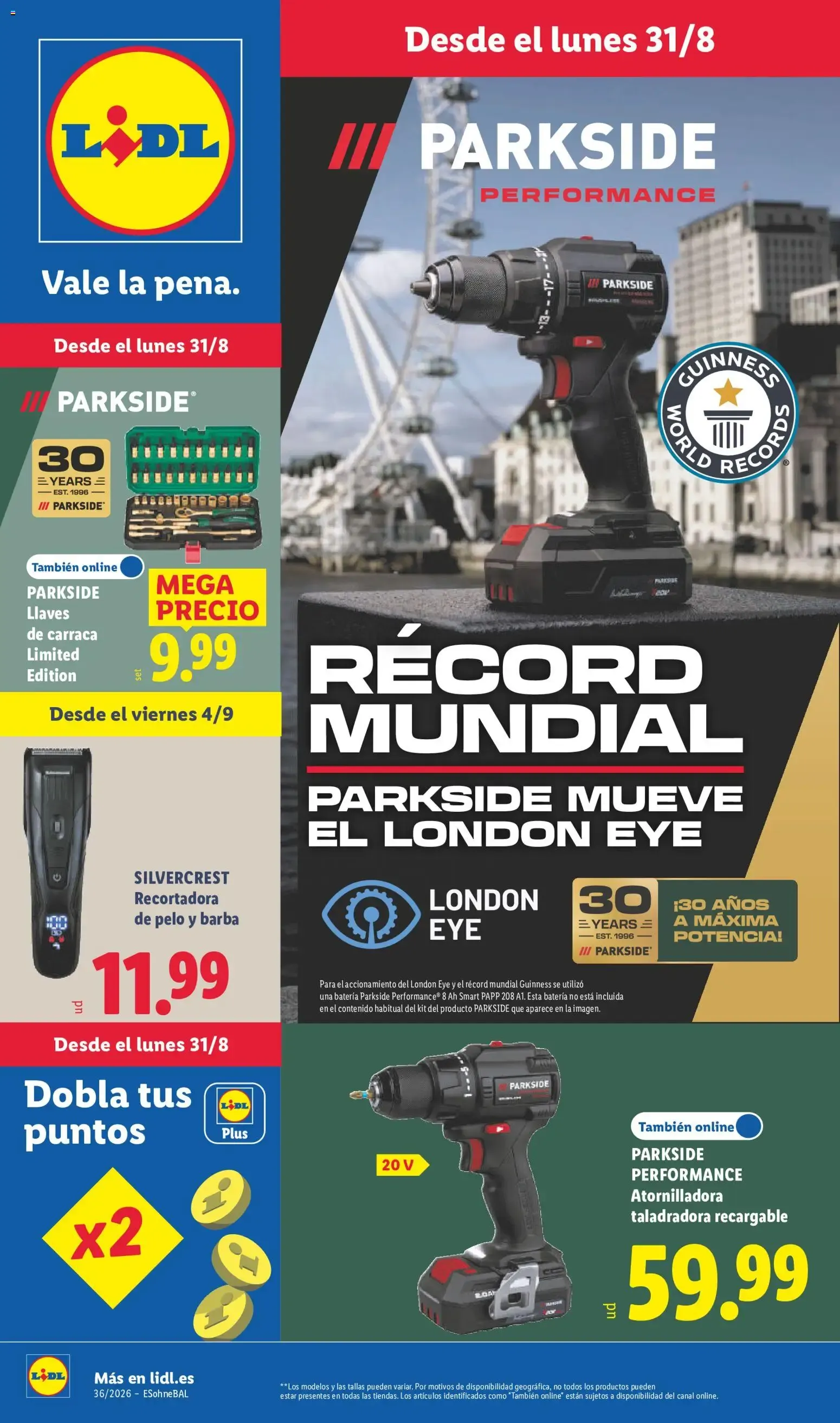 Catálogo de Lidl folleto de bazar del 31/08 | Ofertas 31 de agosto al 6 de septiembre 2026 - Página 1