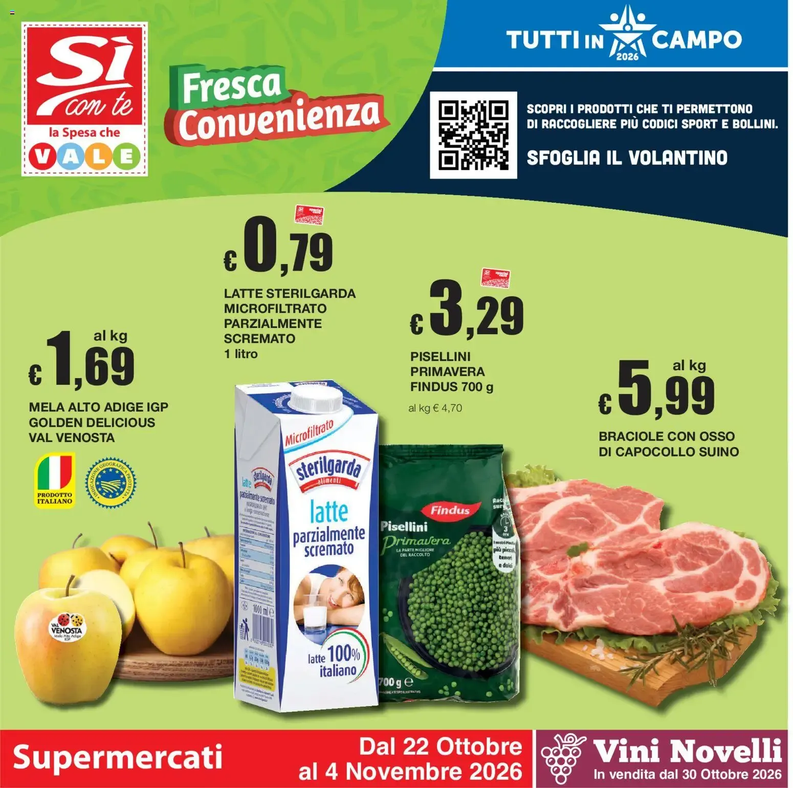 Sì con Te volantino dal 22/10/2026 - online Offerte da 22 ottobre a 4 novembre di 2026 - Pagina del volantino 1