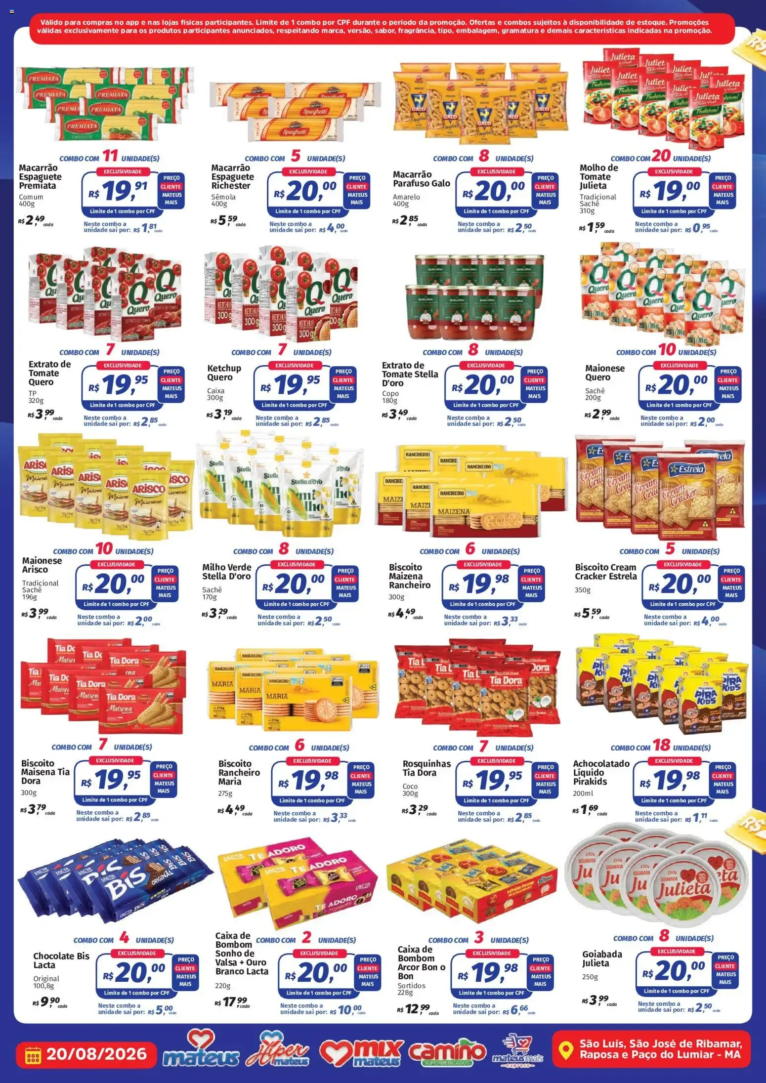 Encarte de Mateus ofertas Regular de Aniversario de 20/08/2026 | Promoções Online 1 de agosto até 9 de setembro 2026 - Pagina 2
