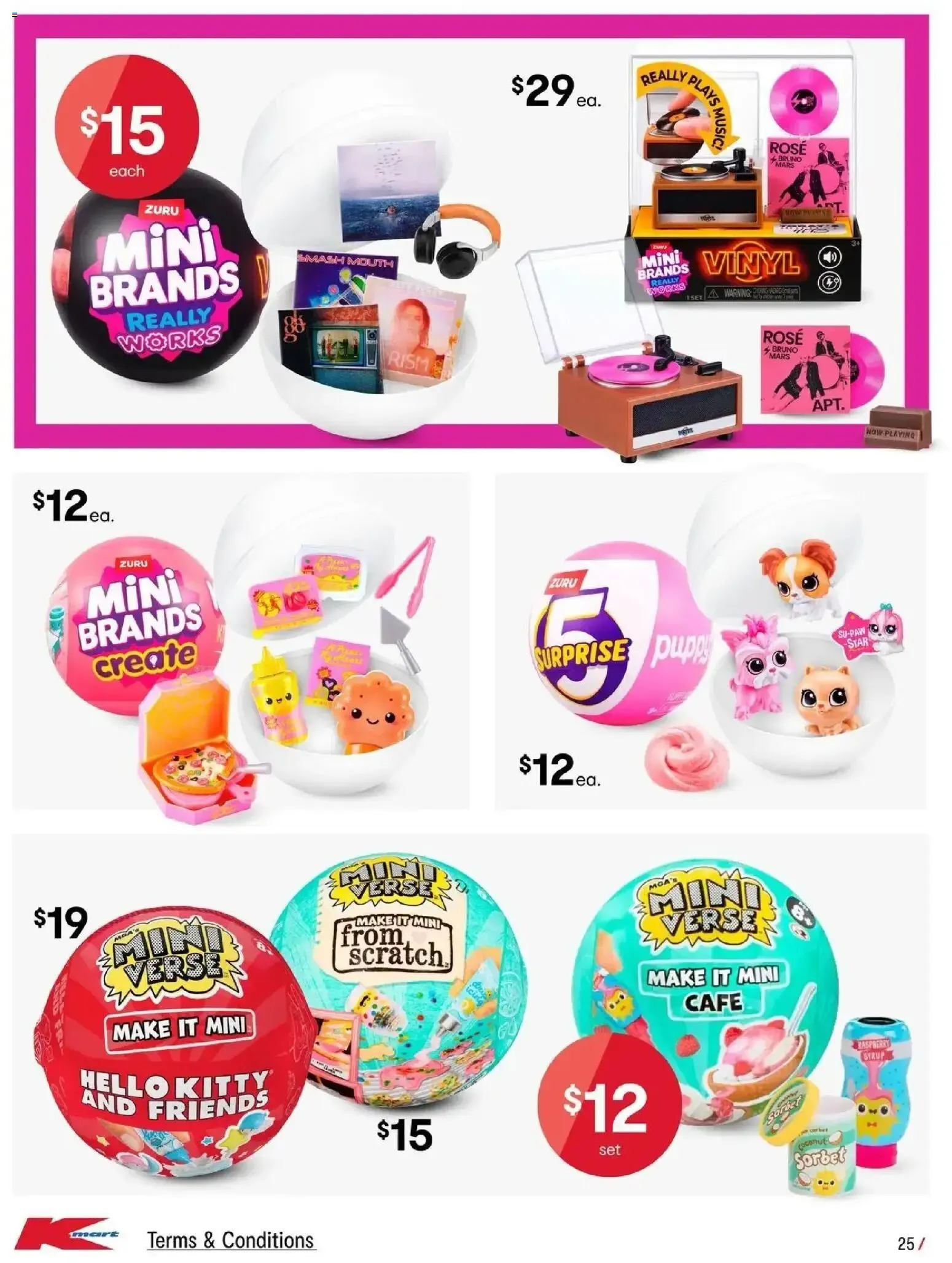 Kmart: Low prices for life - Zuru Mini Brands & Kawaii Bouquets - Catalogue valid from 25 June to 22 July 2026 - page 25