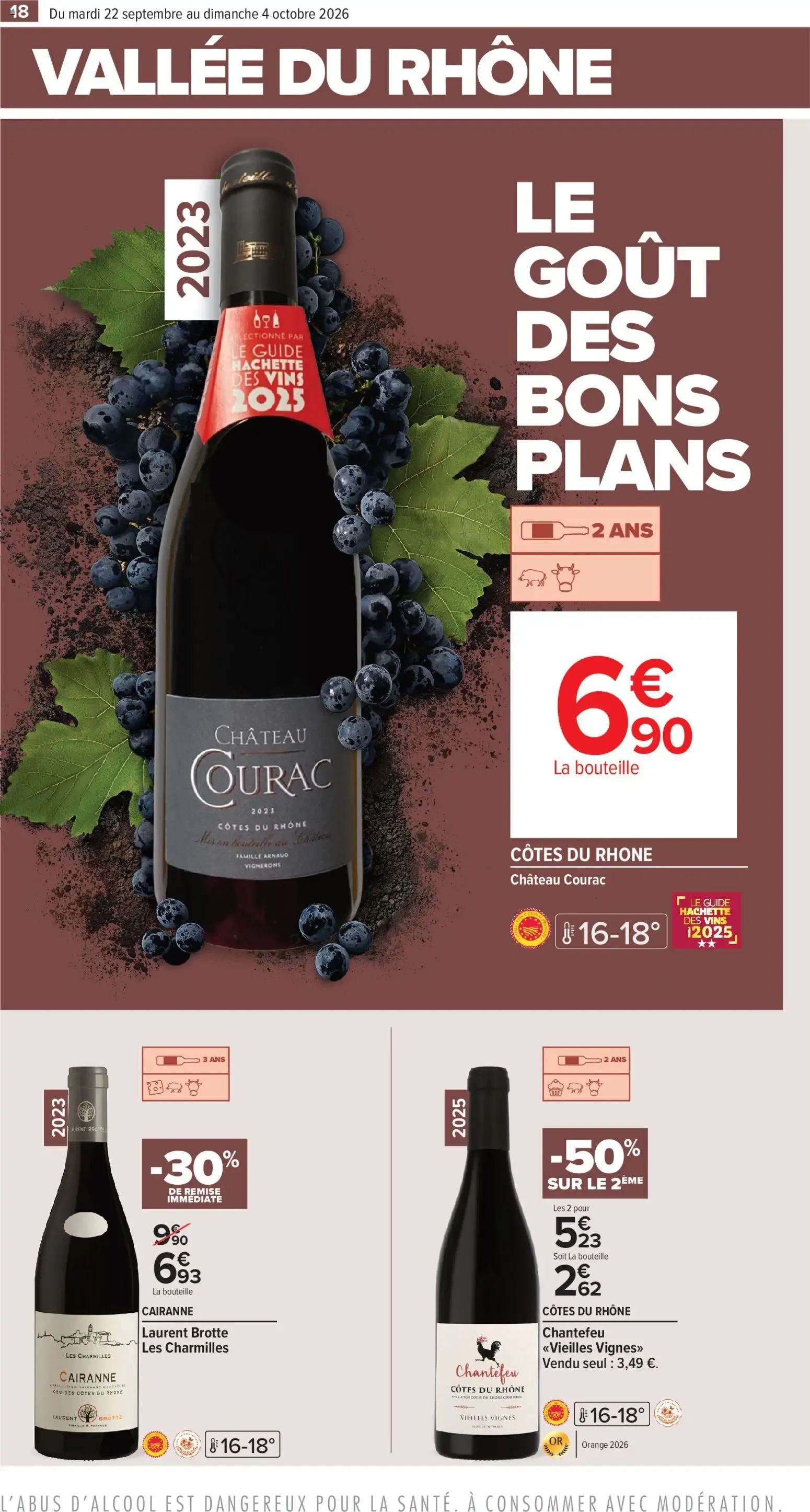 Carrefour contact Foire aux Vins: Le goût des bons plans du 22 septembre au 4 octobre 2026 - Catalogue page 18