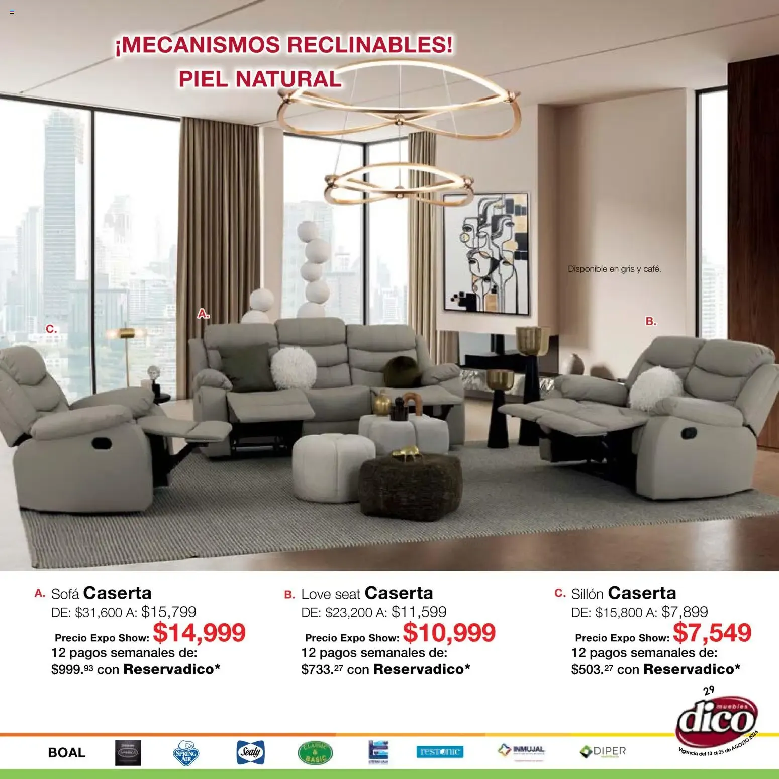 Catálogo de Muebles Dico catálogo Expo Show (13/08/2026 - 25/08/2026) - catálogo en línea 13 de agosto al 25 de agosto 2026 - Pagina 29
