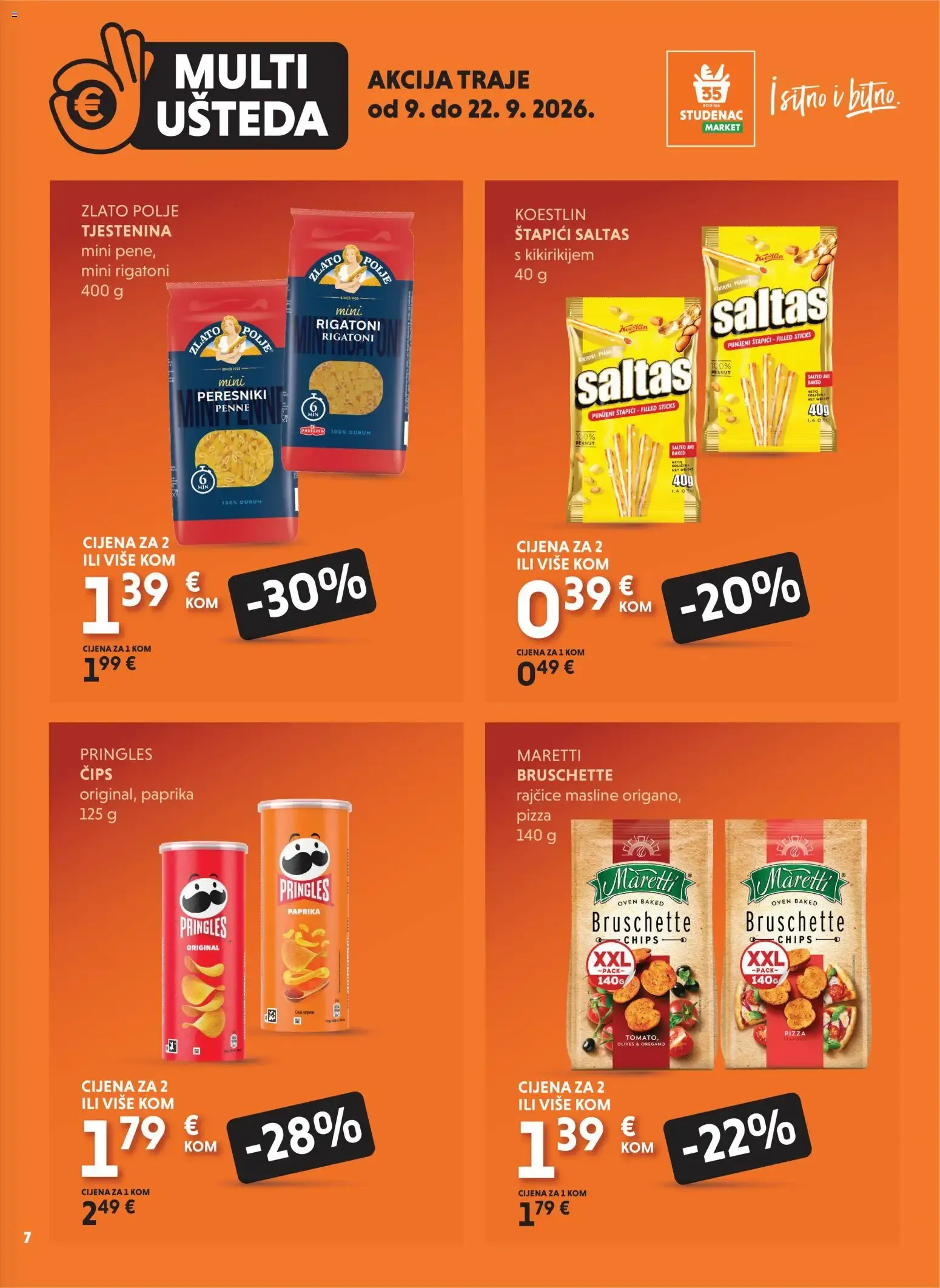 Katalog Studenac MultiUšteda novi od 09.09.2026 na listanje > letak digitalni od 9. rujna do 22. rujna 2026. - Pregled Stranica 7