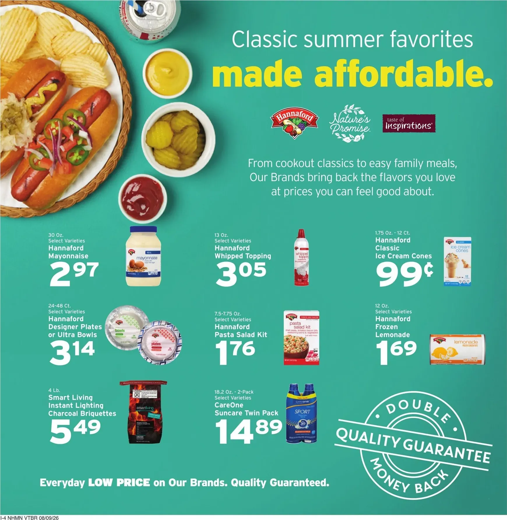 Weekly ad Hannaford Savings you can count on. from August 9 to August 15 2026 - Page 8