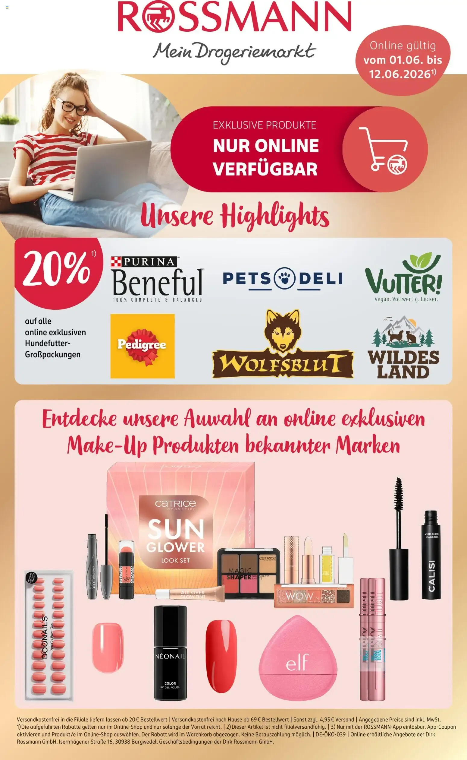 Rossmann Prospekt ab 01.06.2026 > Rossmann Onlineprospekt von 1. Juni bis 12. Juni 2026 - Prospekt seite 1