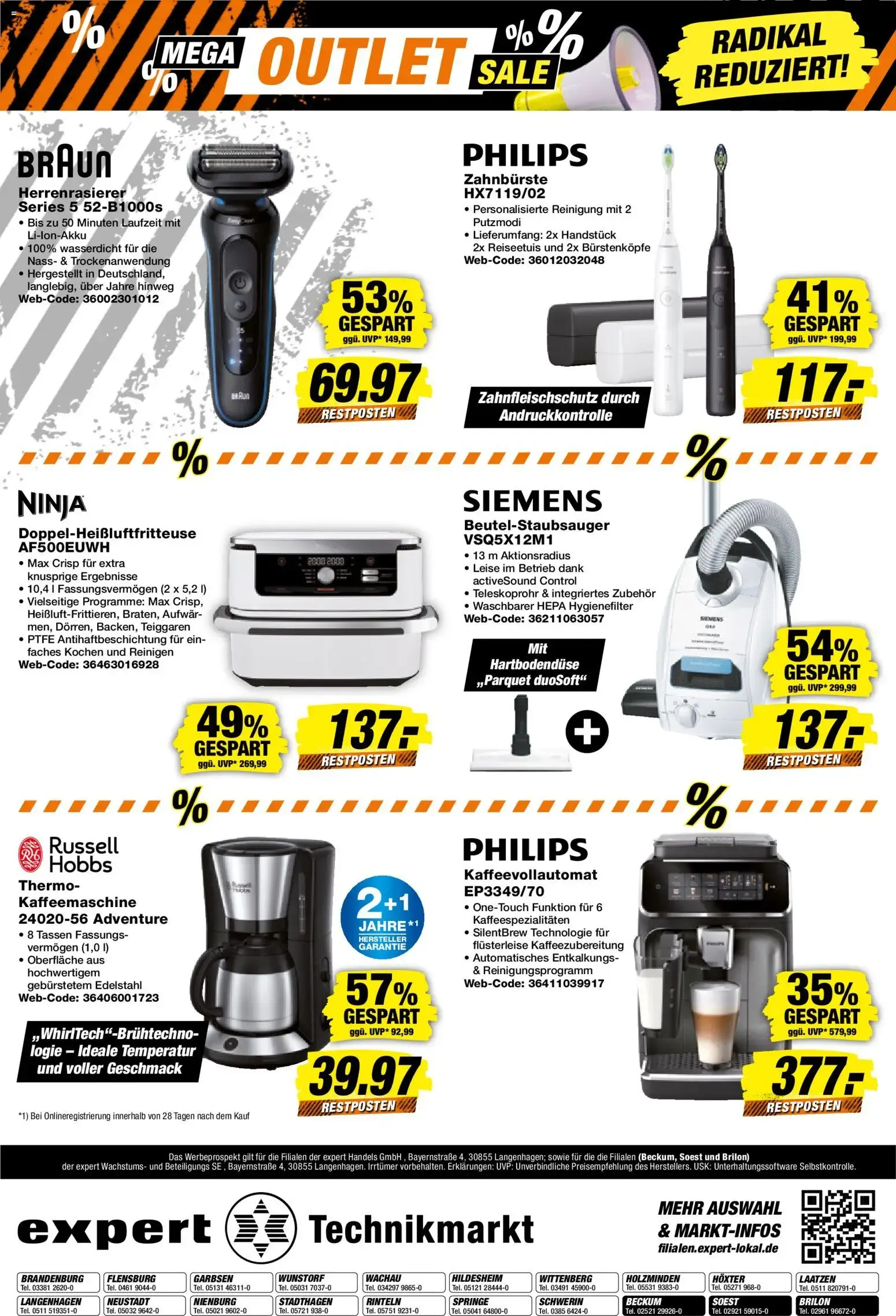 Expert Technikmarkt Mega Outlet Sale von 24. Juli bis 30. Juli 2026 - Prospekt seite 12