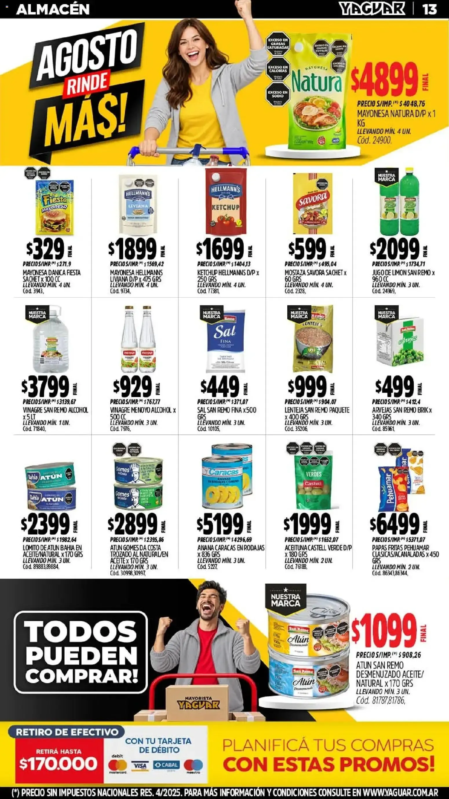 Ofertas de Yaguar - Oferta Semanal Mar del Plata del 24/08/2026 - 29/08/2026 24 de agosto al 29 de agosto 2026 - Página 12 del catálogo