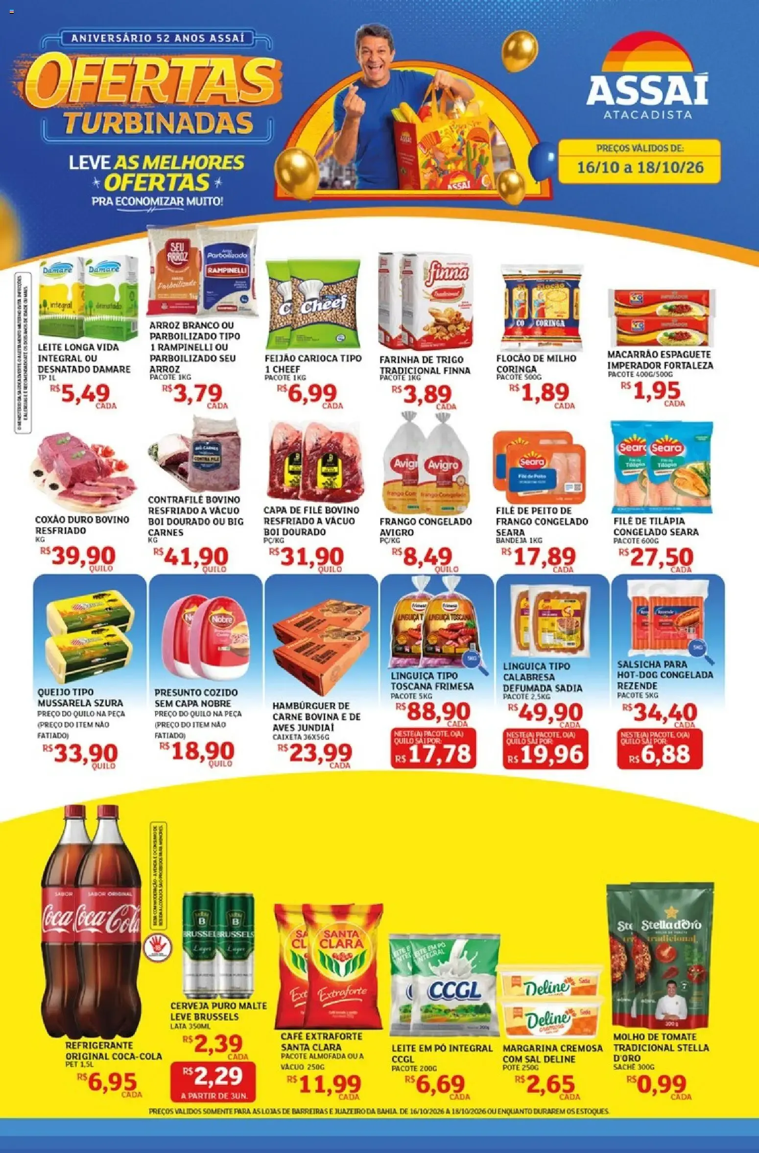 Encarte de Assaí Atacadista ofertas - BA de 16/10/2026 | Promoções Online 16 de outubro até 18 de outubro 2026 - Pagina 1