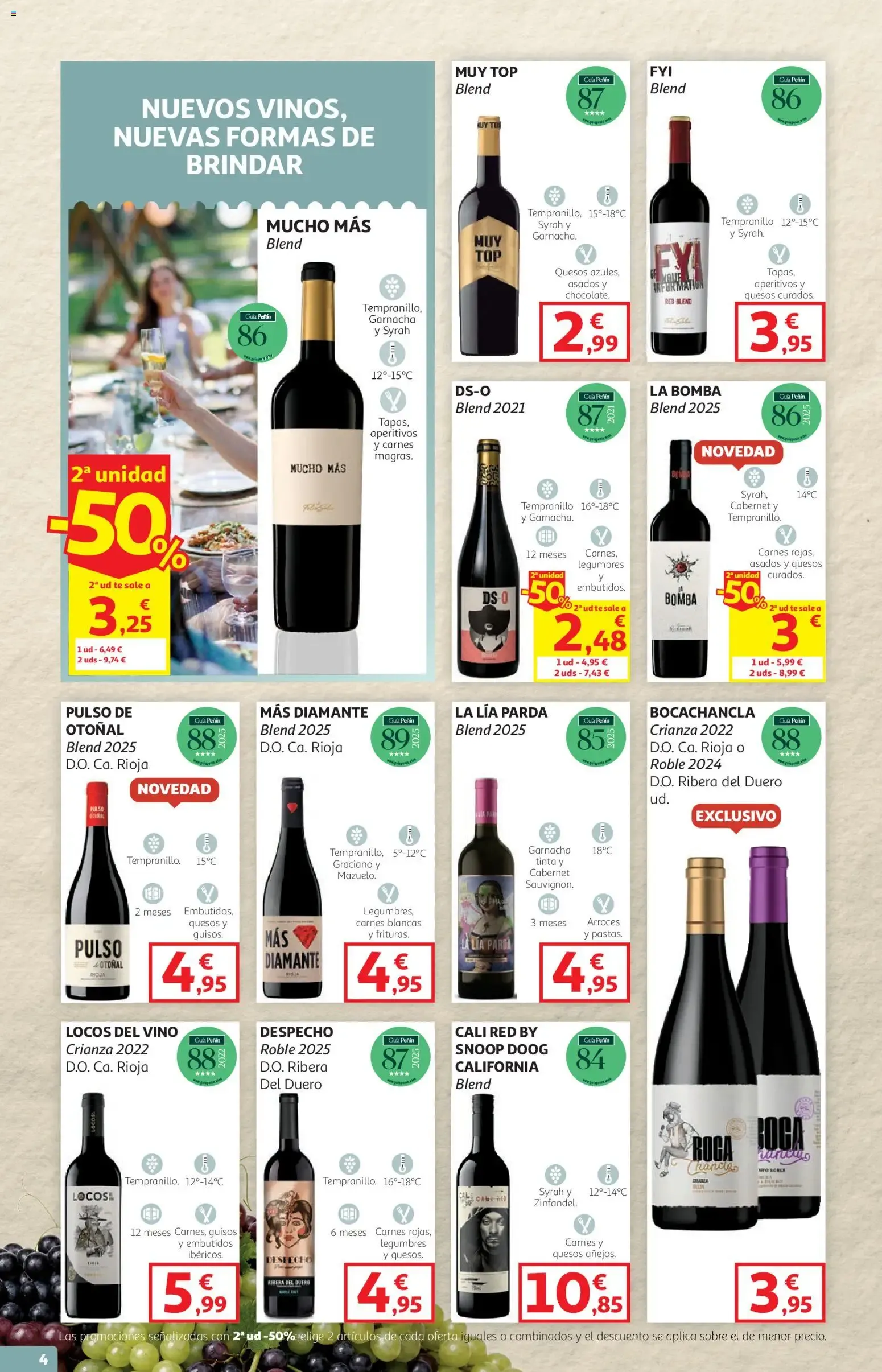 Catálogo de Feria del Vino Alcampo 8 de octubre al 25 de octubre 2026 - Página 4