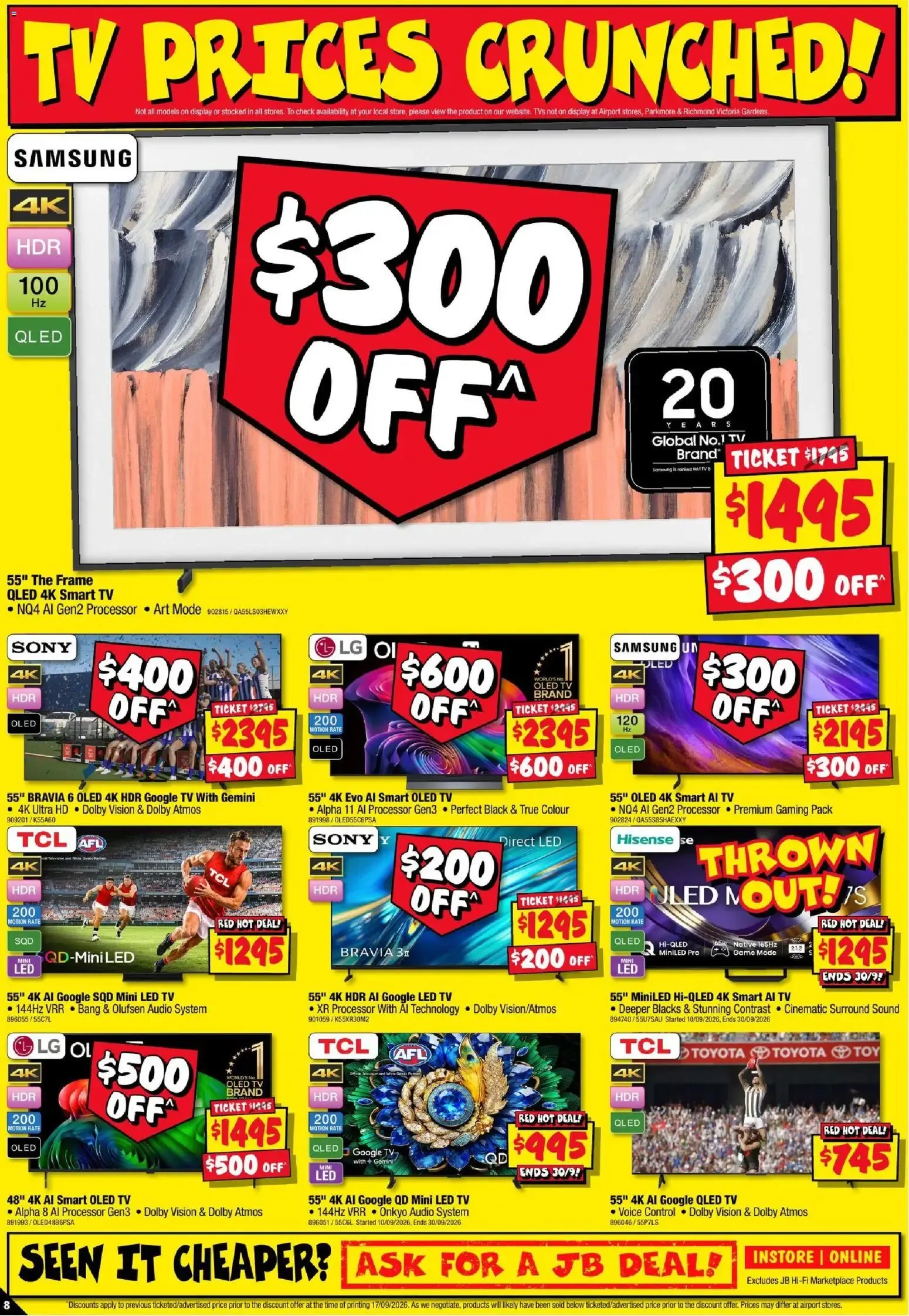 JB HI-FI FOOTY FINALS FRENZY! - Catalogue valid from 24 September to 7 October 2026 - page 8