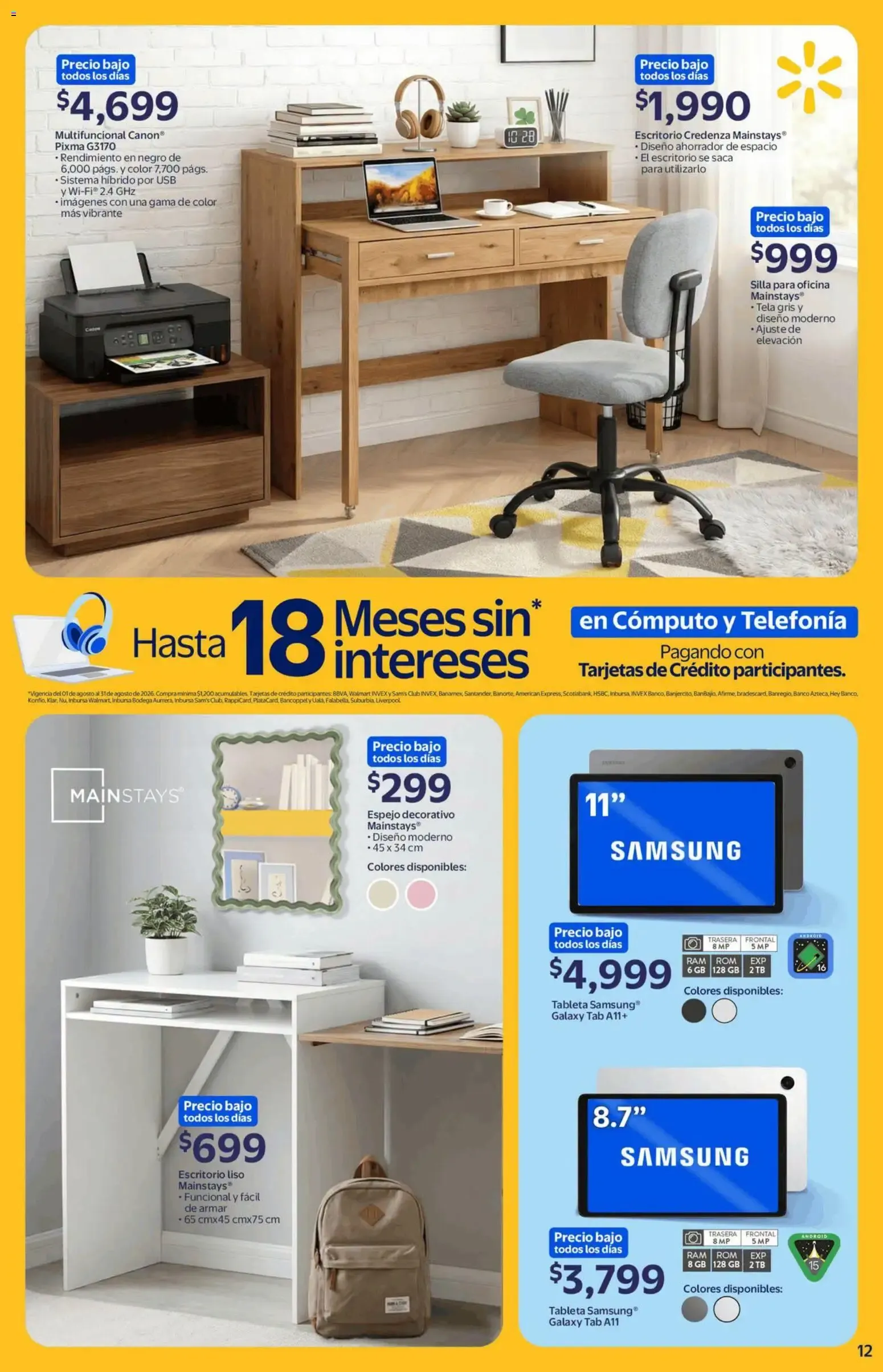 Catálogo de Walmart folleto Back to School (13/08/2026 - 16/09/2026) - catálogo en línea 13 de agosto al 16 de septiembre 2026 - Pagina 12