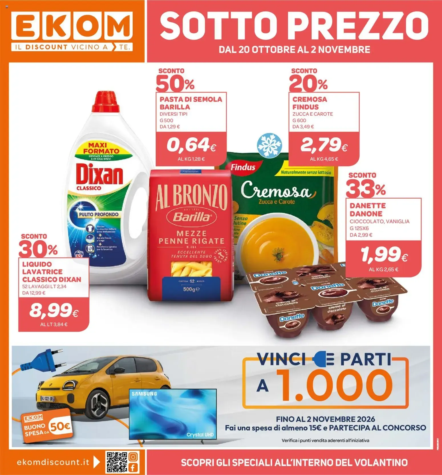 EKOM SOTTO PREZZO da 20 ottobre a 2 novembre di 2026 - Pagina del volantino 1