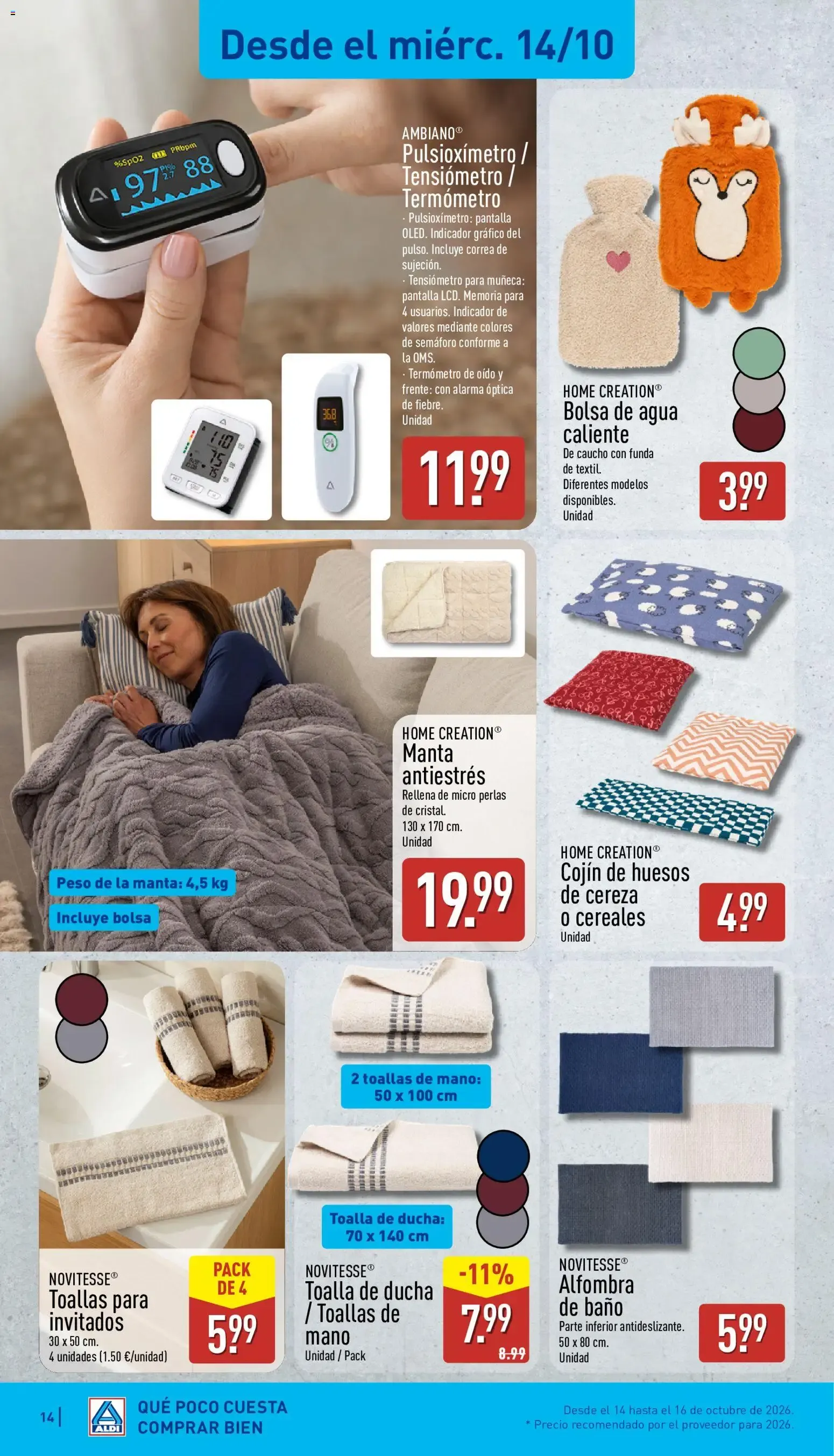Catálogo de Máxima frescura. Mínimo precio. Es de ALDI. 12 de octubre al 18 de octubre 2026 - Página 14