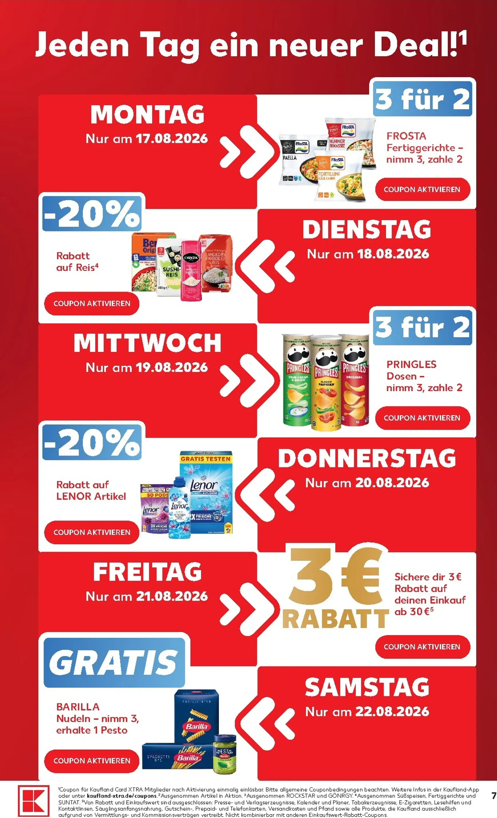 Neuer Kaufland - August Highlights Prospekt – von Donnerstag 13.08.2026 bis Mittwoch 26.08.2026 von 13. August bis 26. August 2026 - Prospekt seite 7