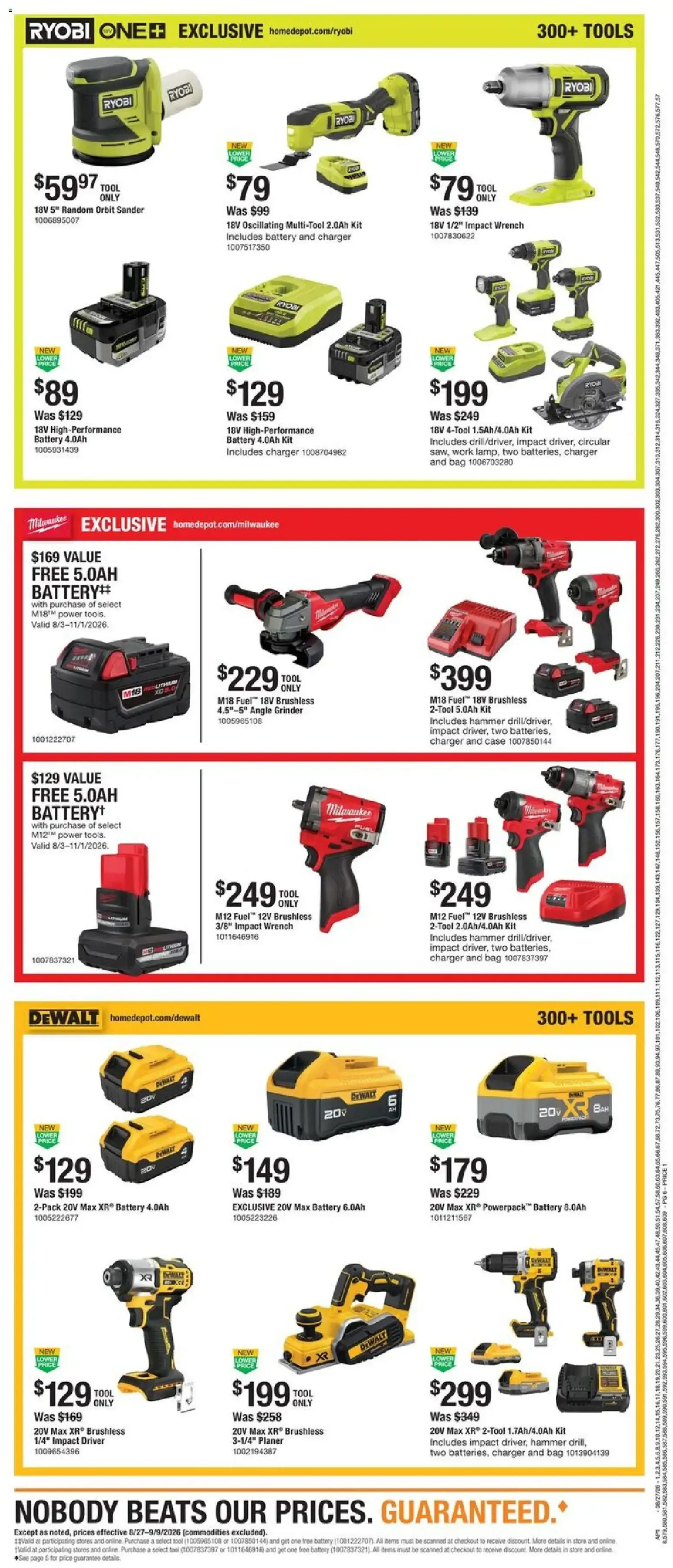 Weekly ad Home Depot Weekly Ad from 08/27/2026 - Flyer from August 27 to September 9 2026 - Page 6