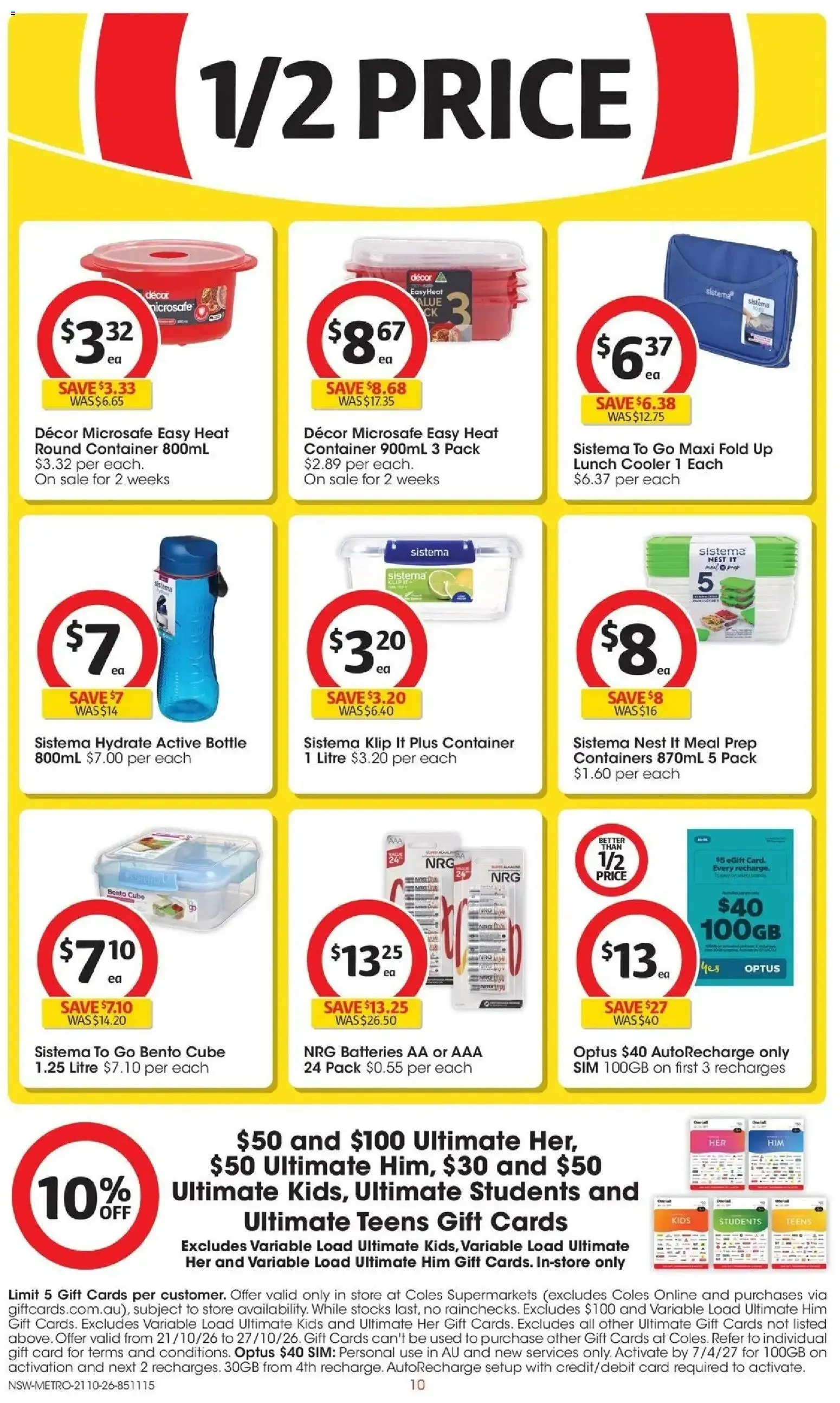 Coles Halloween 👻 catalogue from 21/10/2026 - Catalogue valid from 21 October to 27 October 2026 - page 10