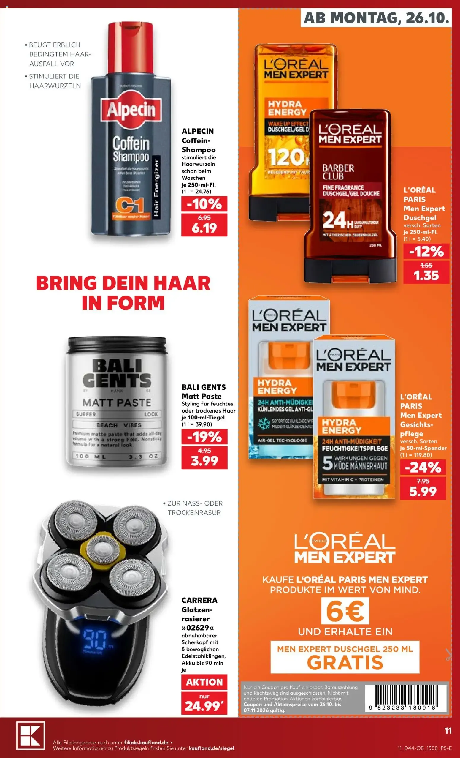 Kaufland: Deutschlands größte Drogerie-Abteilung van 26 oktober tot 7 november 2026 - Folder pagina 11