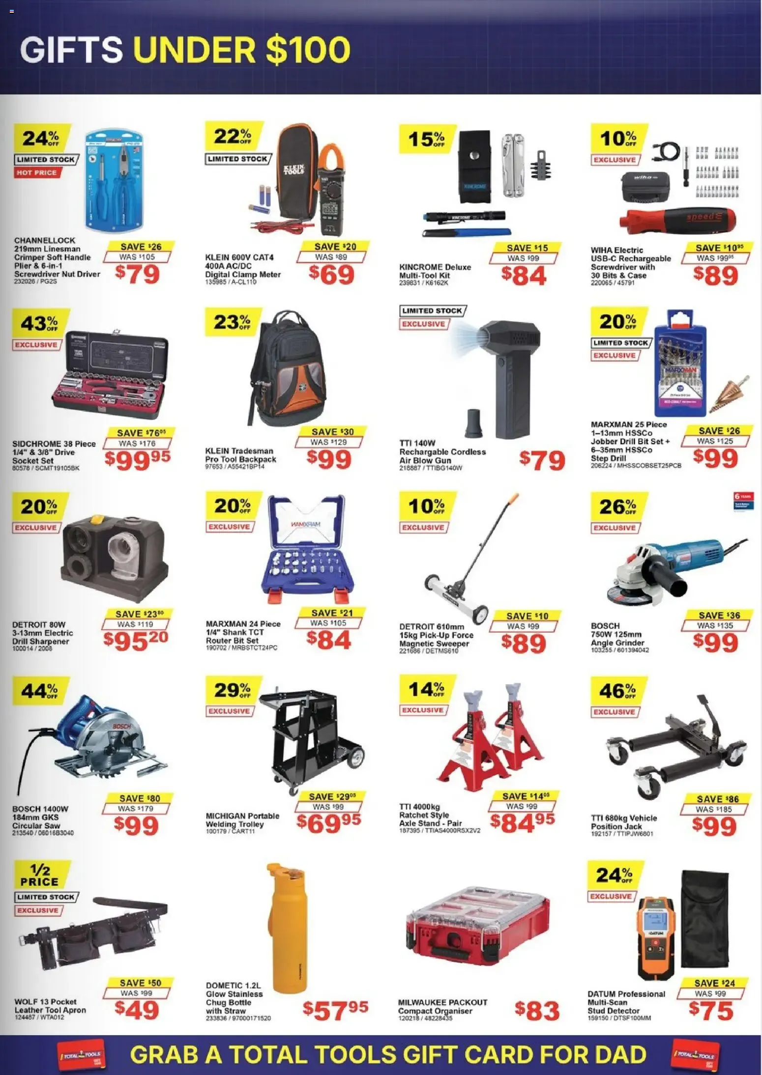 Total Tools catalogue Father's Day - 25/08/2026 > weekly / monthly specials - Catalogue valid from 25 August to 6 September 2026 - page 3