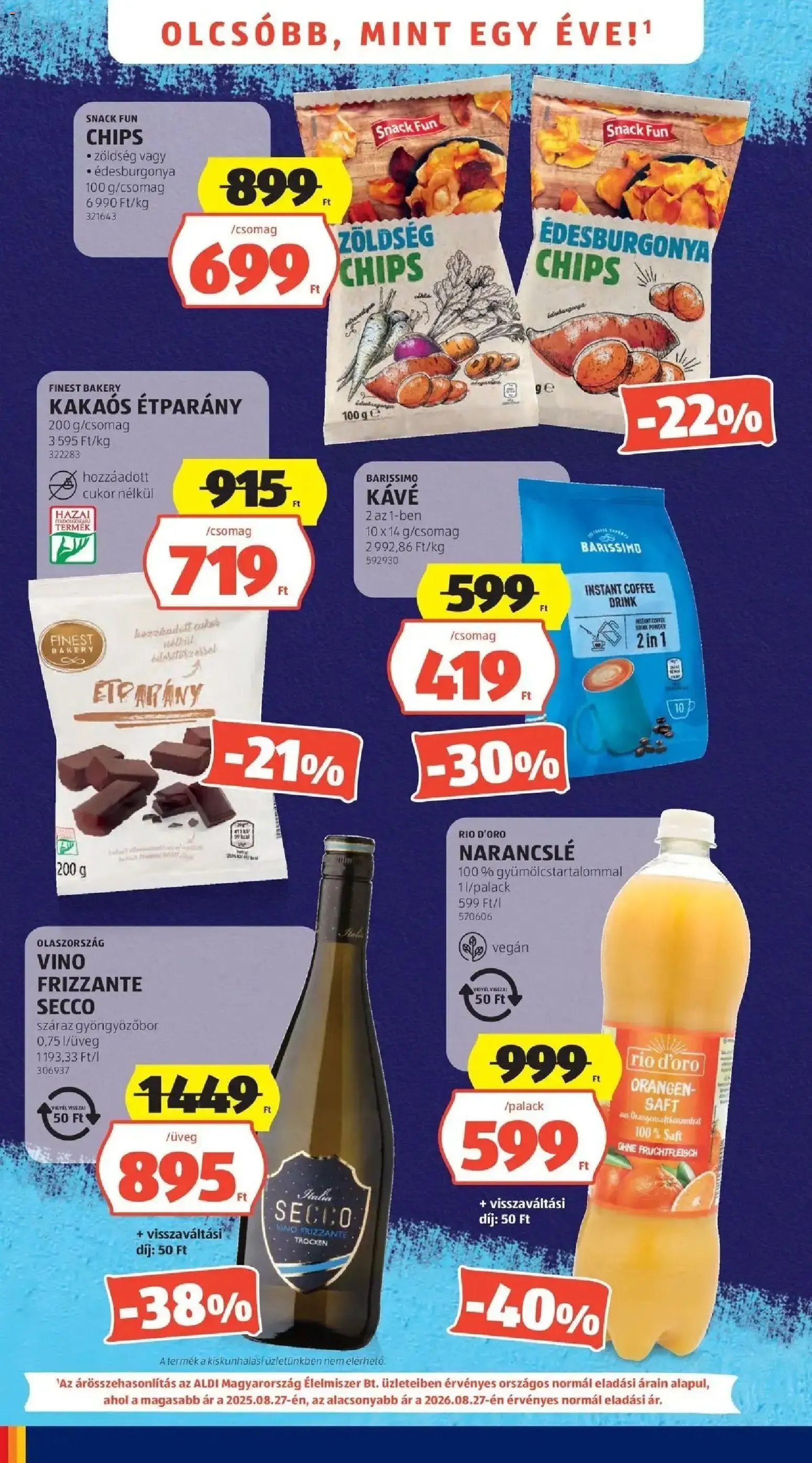 Katalógus Aldi aktuális akciós újság - 2026.08.27. -tól/töl > akció, lapozható szórólap 🛍️ augusztus 27.-tól szeptember 2.-ig 2026. - Oldal 4