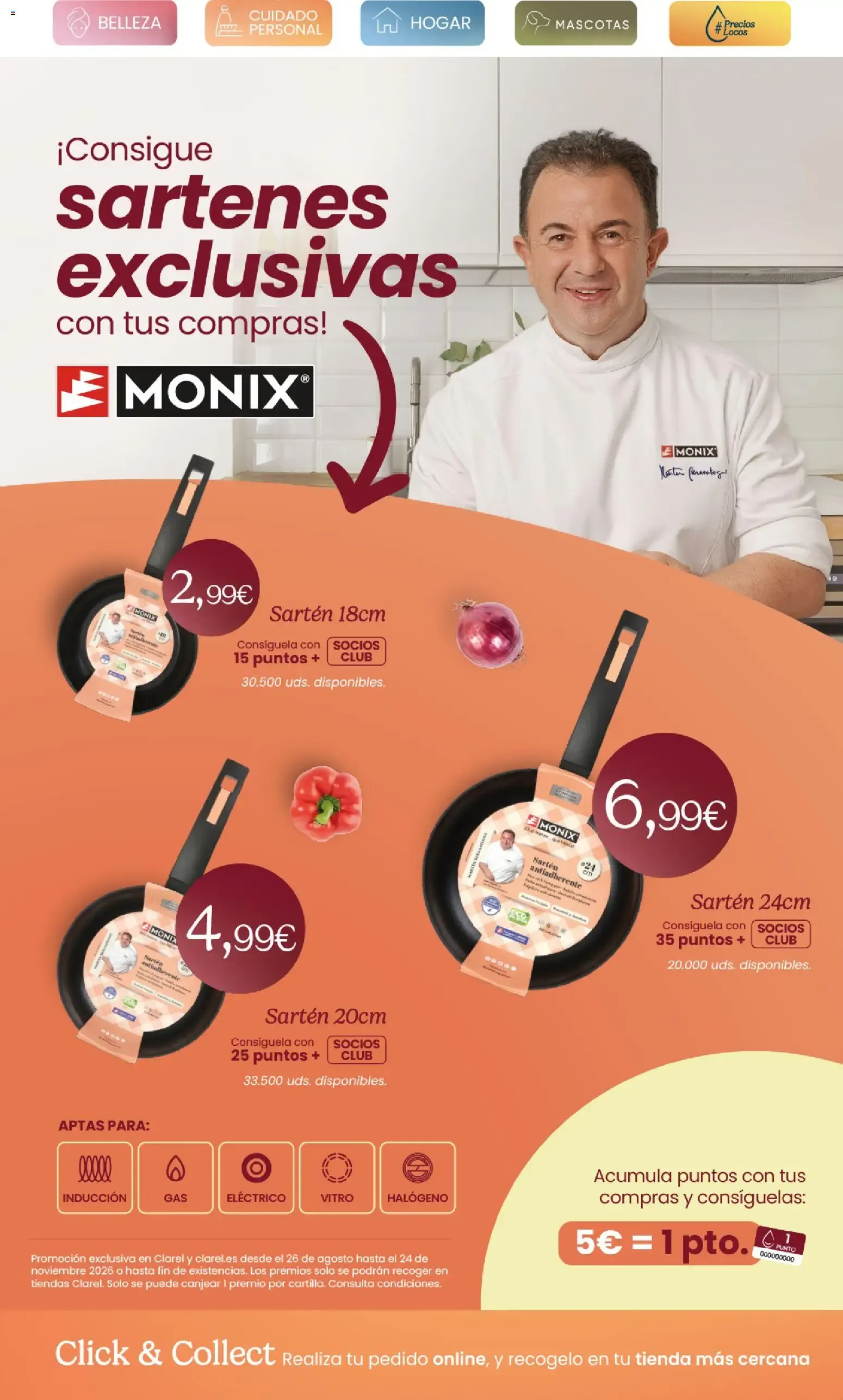 Catálogo de Clarel: Sartenes exclusivas y promociones en belleza 26 de agosto al 8 de septiembre 2026 - Página 10