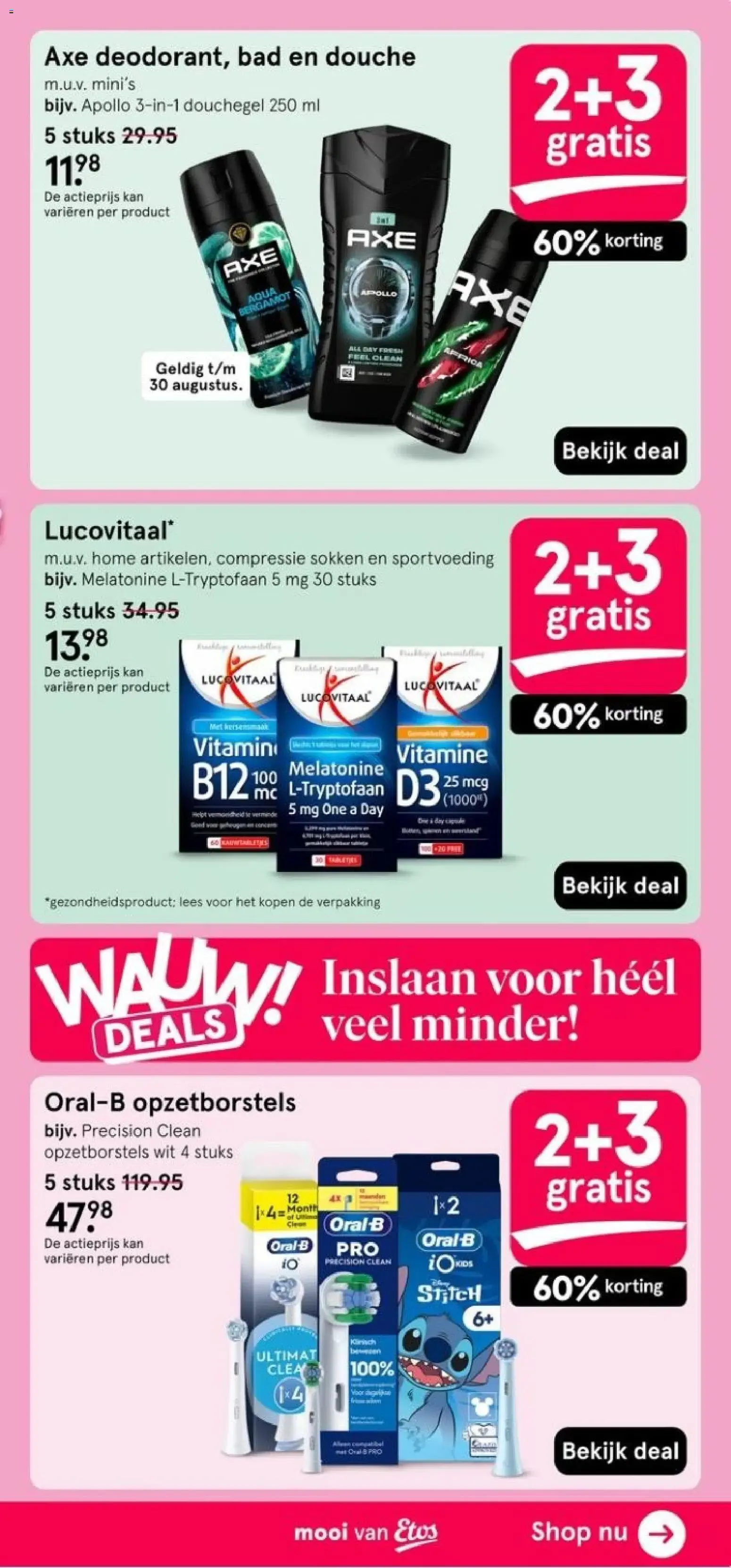 Etos: WAUW! Skincare DEALS van 24 augustus tot 6 september 2026 - Folder pagina 3