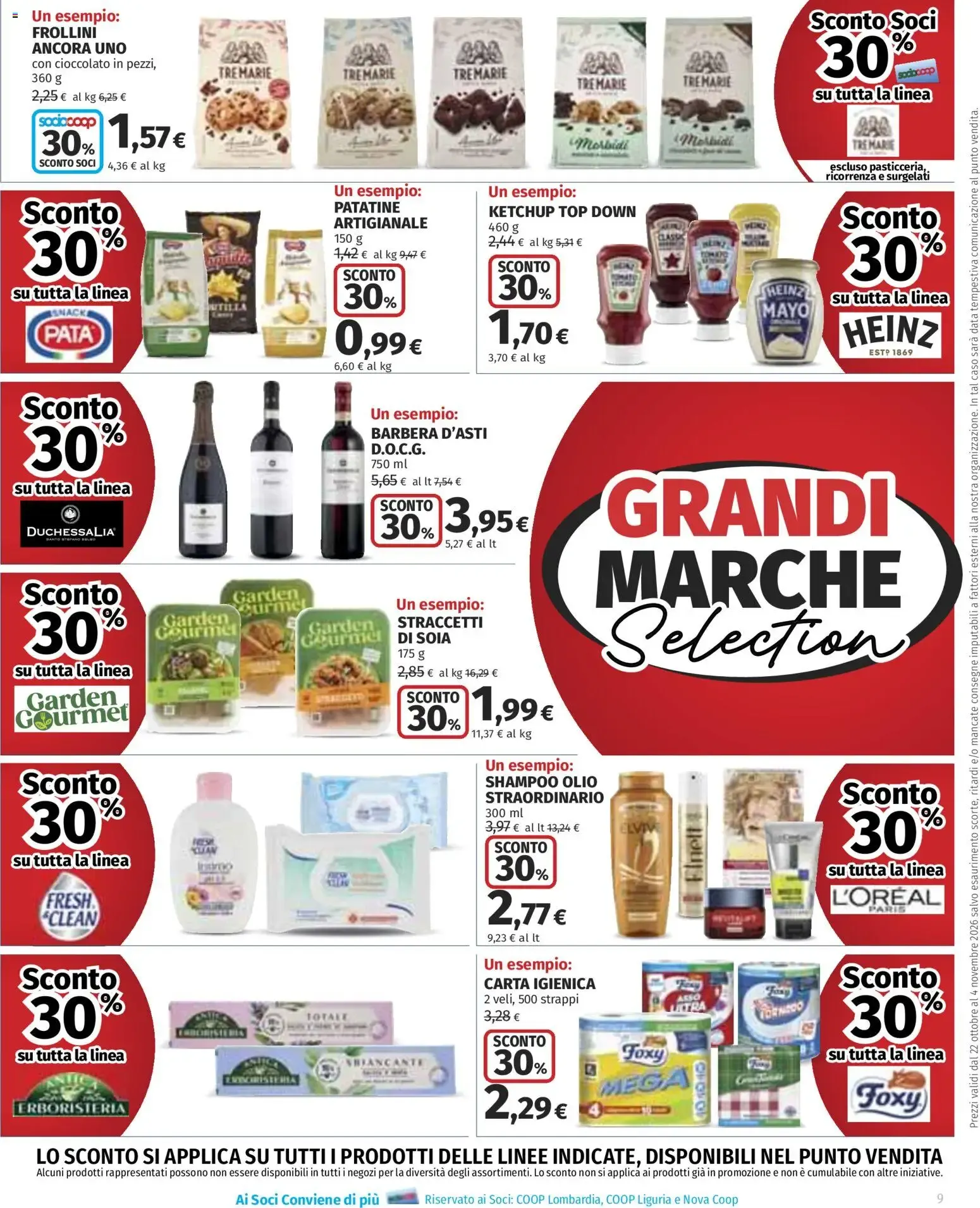 Anteprima volantino Ipercoop dal 22/10/2026 - nuovo offerte da 22 ottobre a 4 novembre di 2026 - Pagina del volantino 9