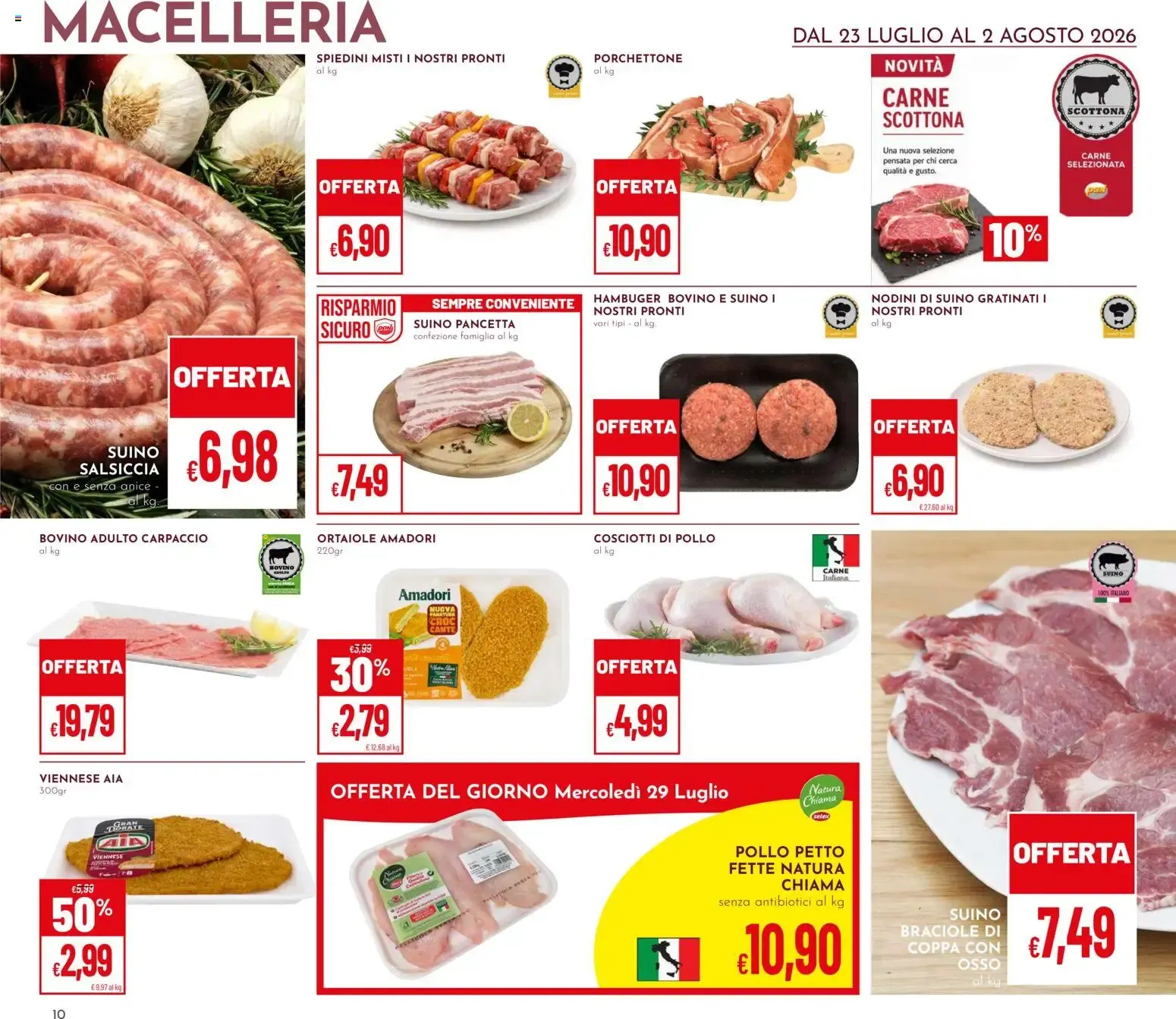 LA SARDEGNA DA GUSTARE da 23 luglio a 2 agosto di 2026 - Pagina del volantino 10