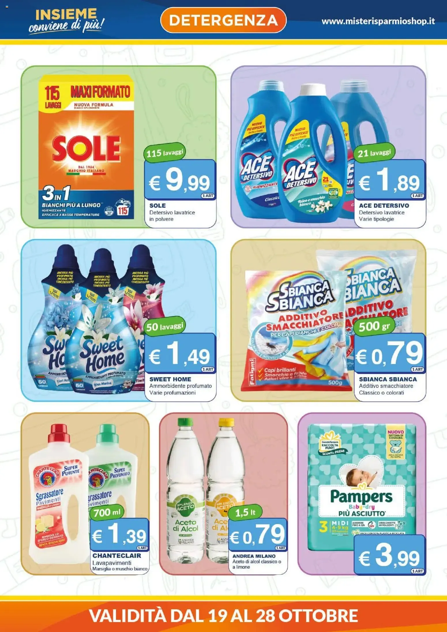 Mister Risparmio volantino dal 19/10/2026 - online Offerte da 19 ottobre a 28 ottobre di 2026 - Pagina del volantino 4