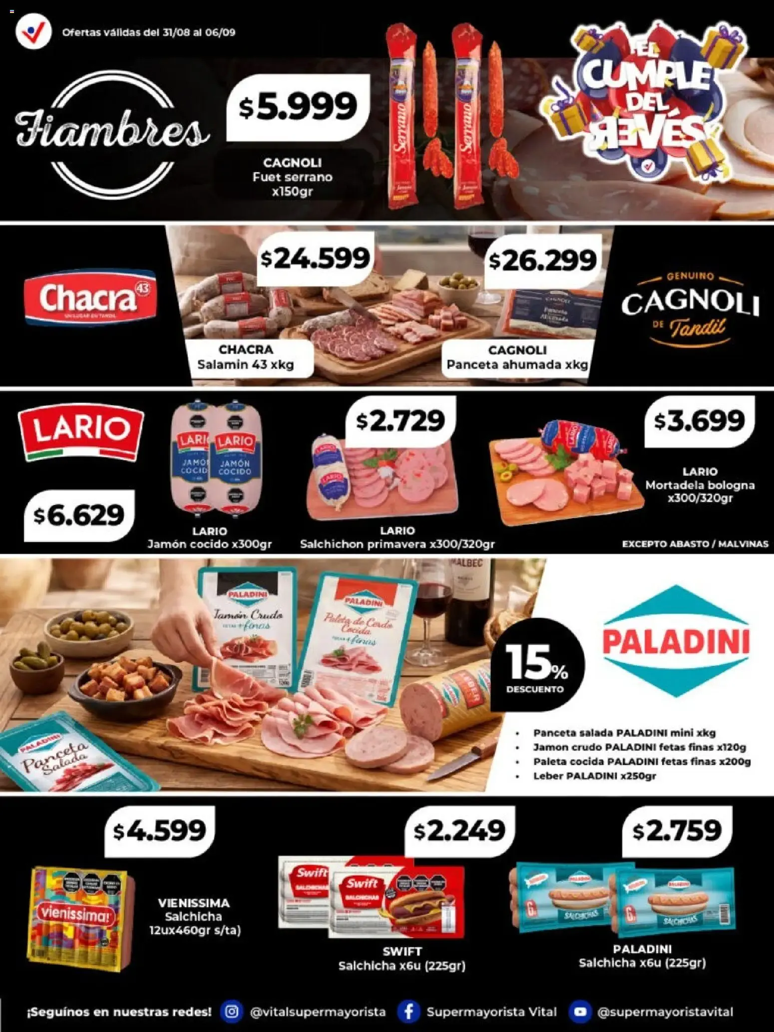 Ofertas de Vital - Frescos a la mesa 31 de agosto al 6 de septiembre 2026 - Página 9 del catálogo