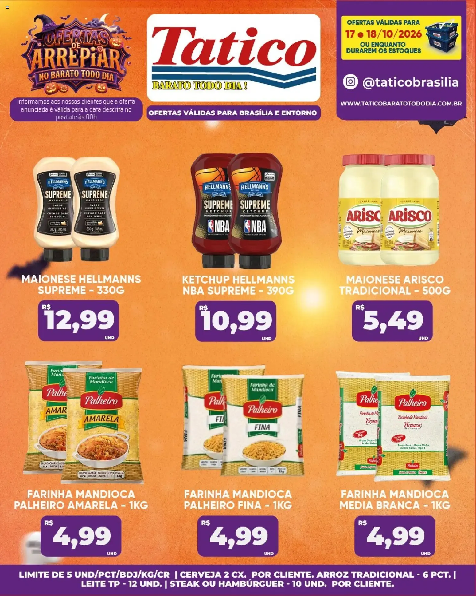 Encarte de Tatico ofertas Fim de Semana de 17/10/2026 | Promoções Online 17 de outubro até 18 de outubro 2026 - Pagina 17