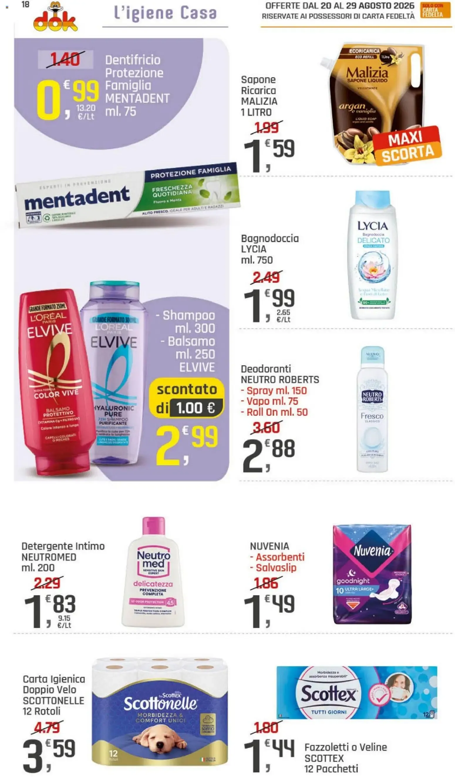 Nuovo DOK volantino Puglia dal 20/08/2026 > offerte anteprima 🛍️ da 20 agosto a 29 agosto di 2026 - Pagina del volantino 18