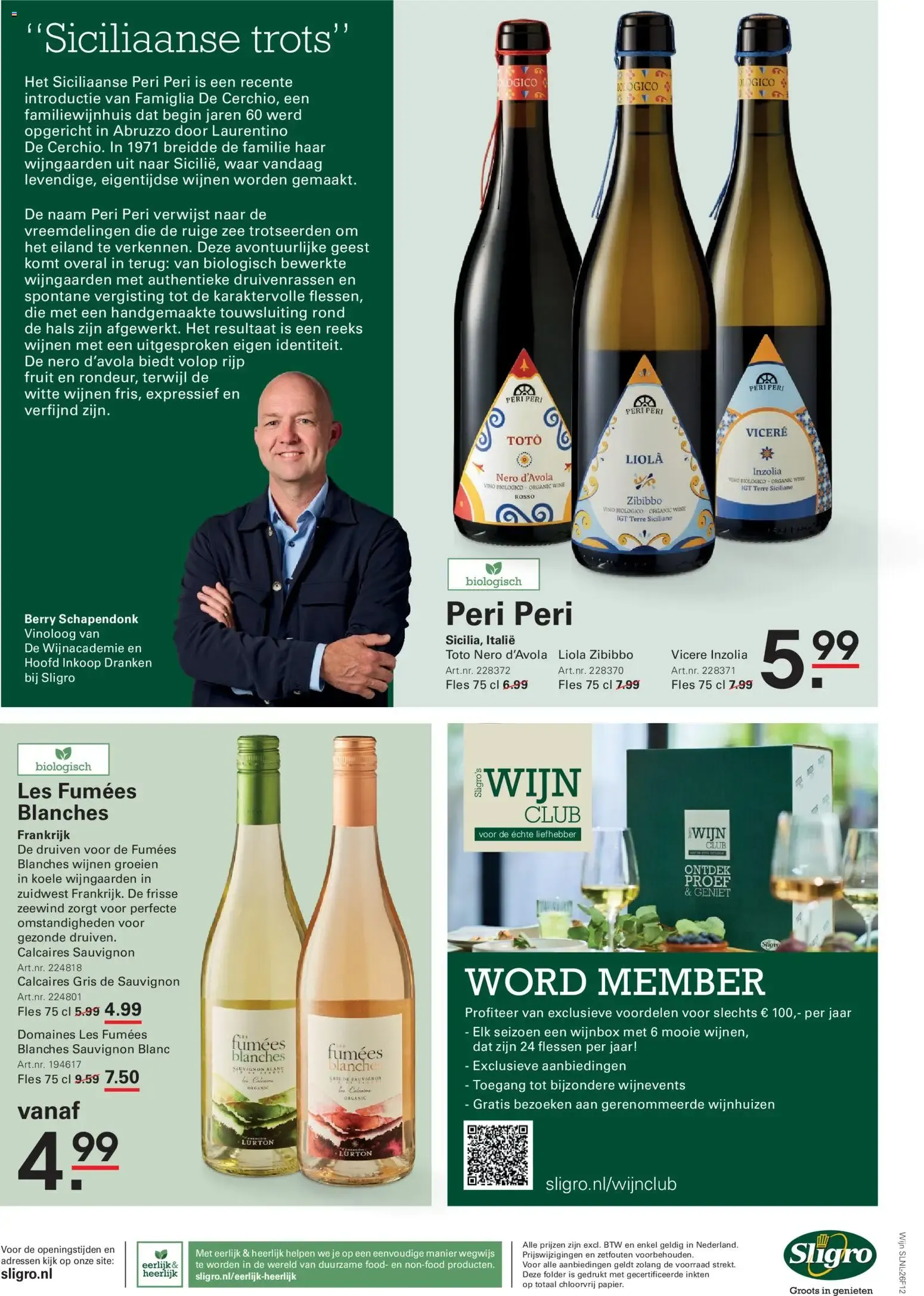 Sligro Wijnen van 3 september tot 21 september 2026 - Folder pagina 13