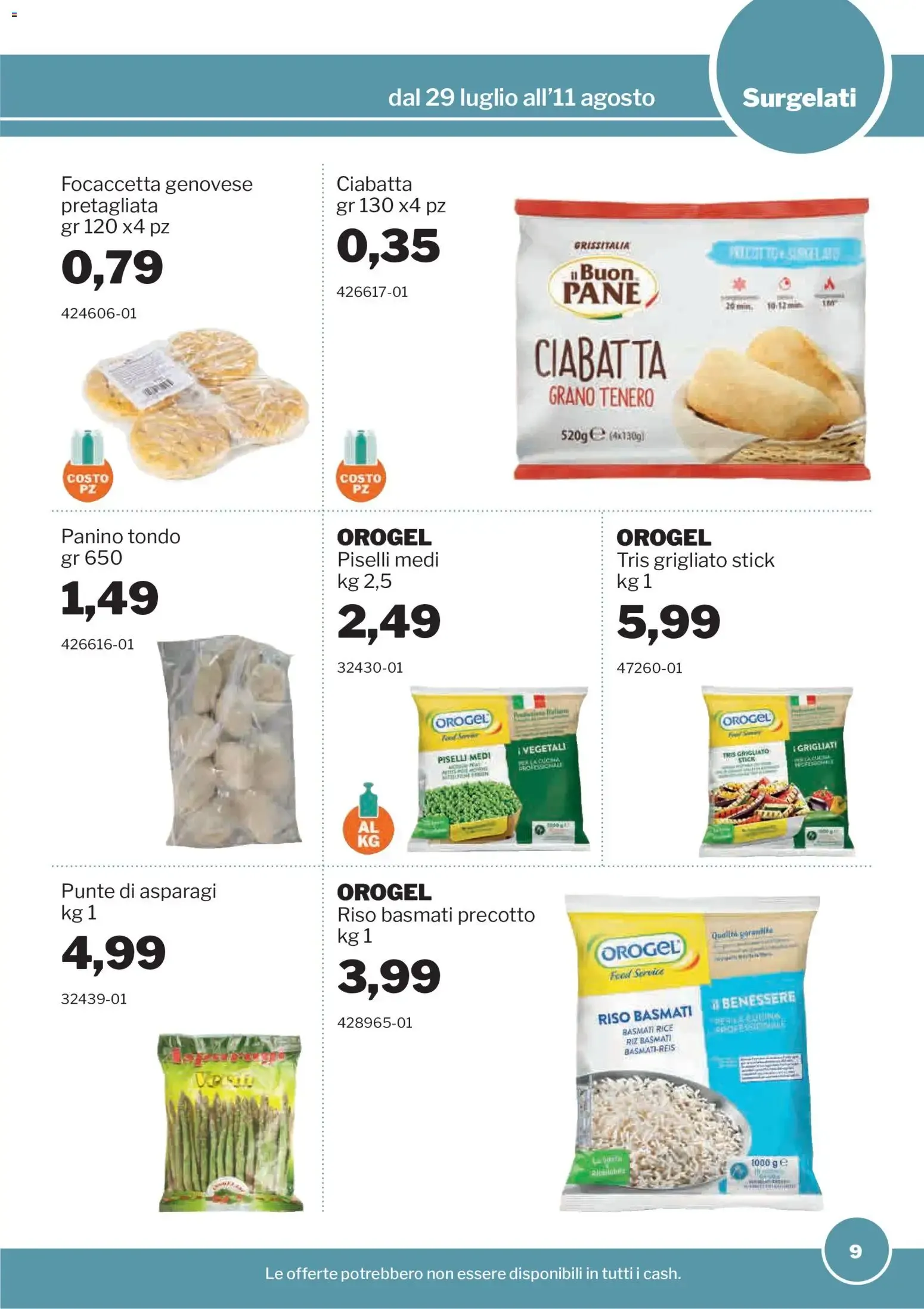 GrosMarket Promozioni da 29 luglio a 11 agosto di 2026 - Pagina del volantino 9