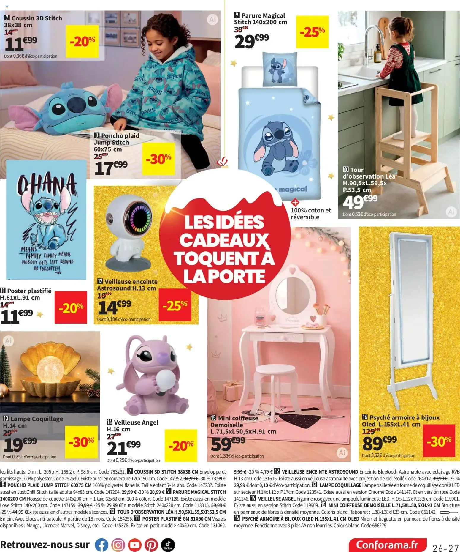 Conforama - Promos de Noël du 27 octobre au 25 décembre 2026 - Catalogue page 27