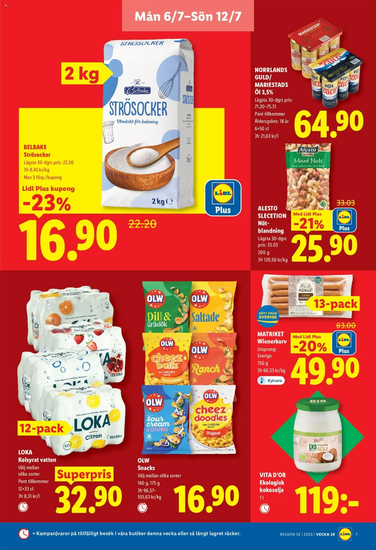 Lidl erbjudanden från 06/07/2026 - 12/07/2026 > Reklamblad nuvarande rabatter från 6 juli till 12 juli 2026 - Reklamblad sidor 7